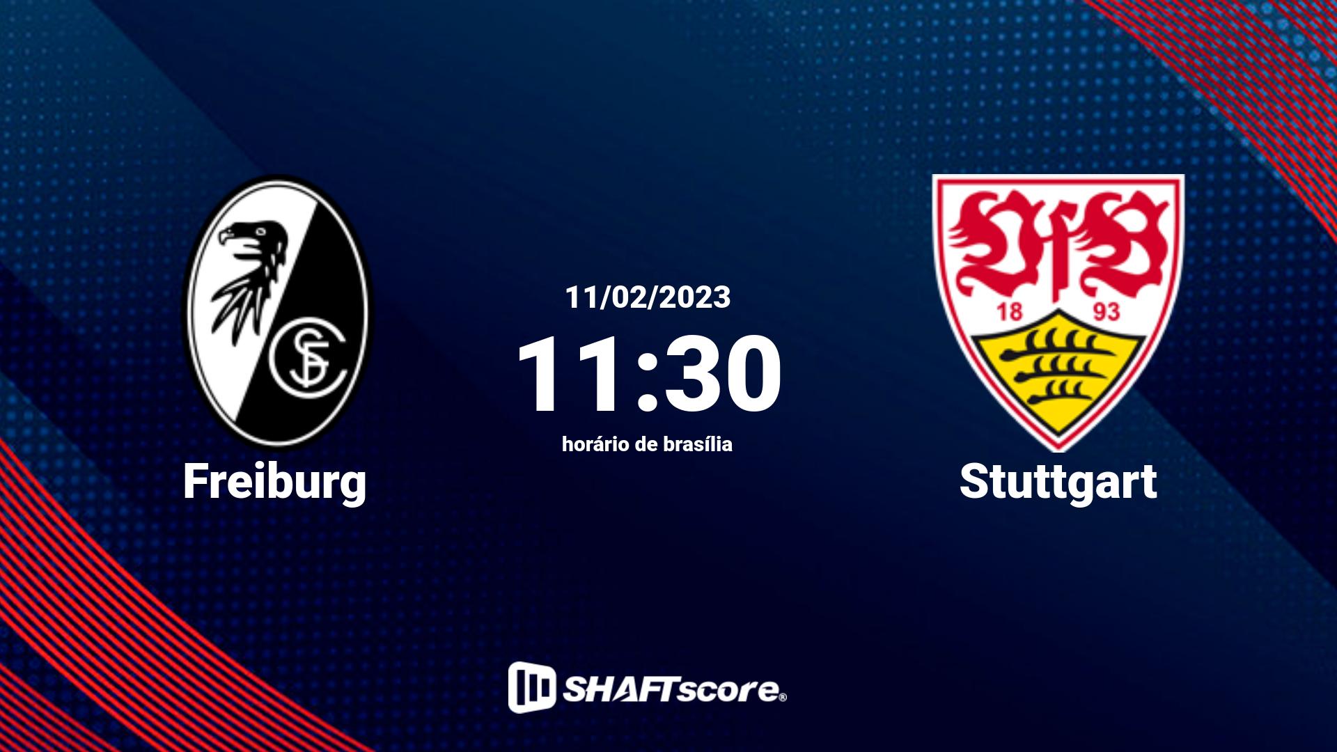 Estatísticas do jogo Freiburg vs Stuttgart 11.02 11:30