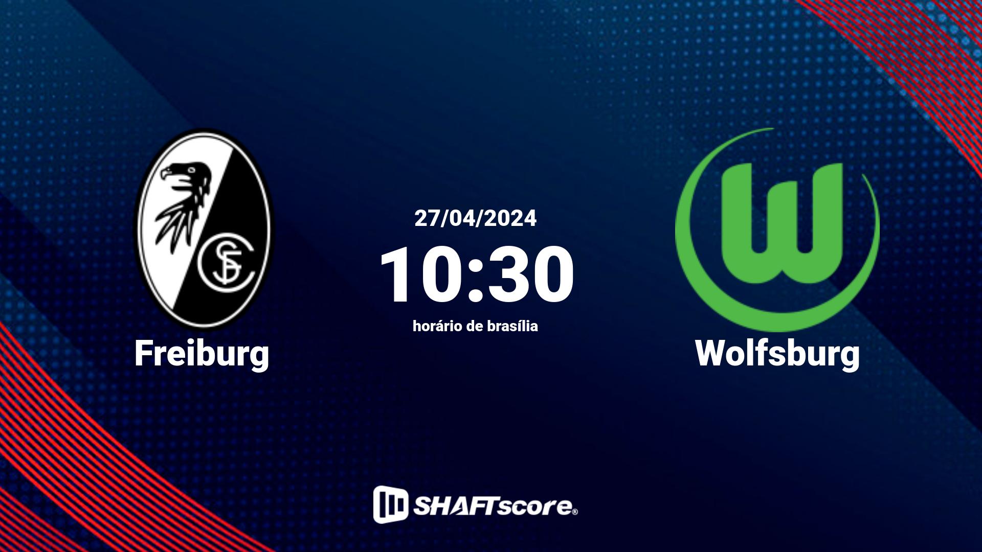 Estatísticas do jogo Freiburg vs Wolfsburg 27.04 10:30