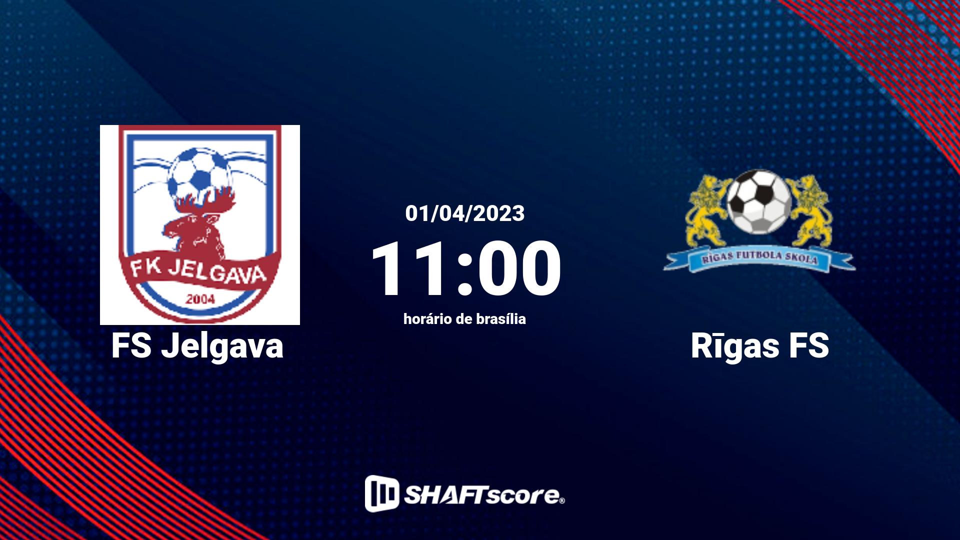 Estatísticas do jogo FS Jelgava vs Rīgas FS 01.04 11:00