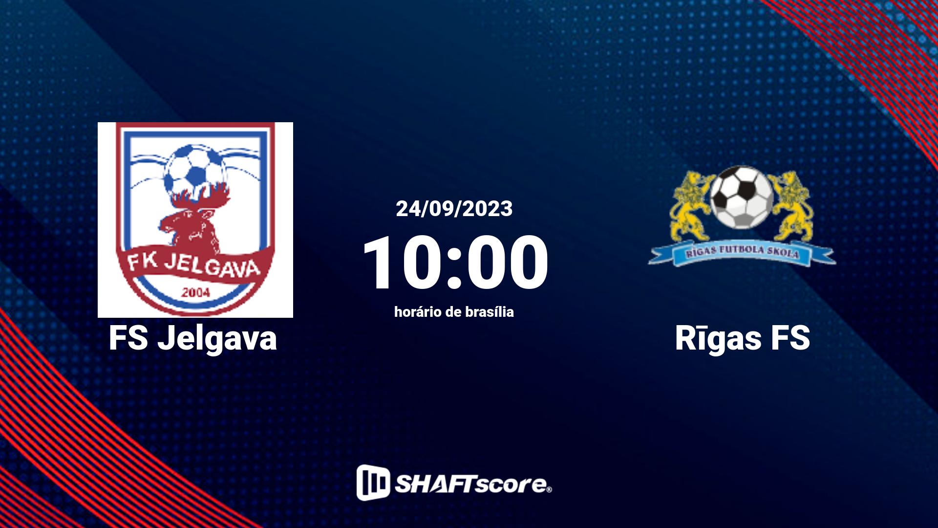 Estatísticas do jogo FS Jelgava vs Rīgas FS 24.09 10:00