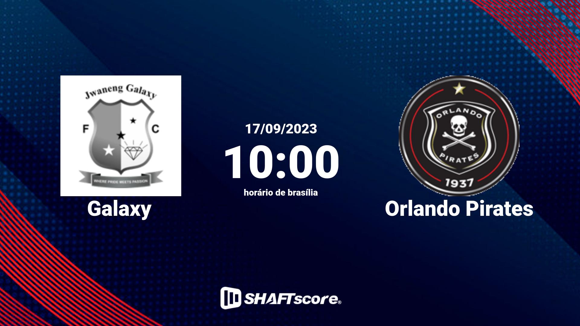 Estatísticas do jogo Galaxy vs Orlando Pirates 17.09 10:00