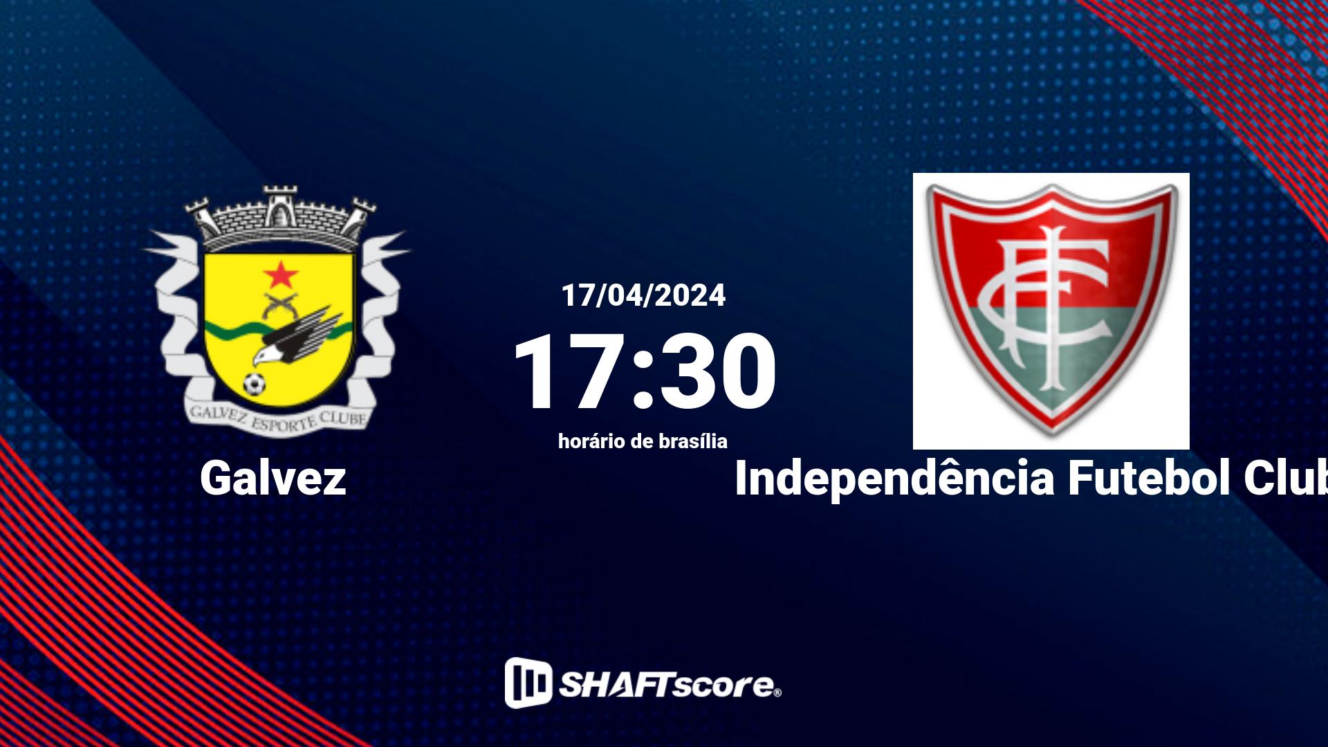 Estatísticas do jogo Galvez vs Independência Futebol Clube 17.04 17:30