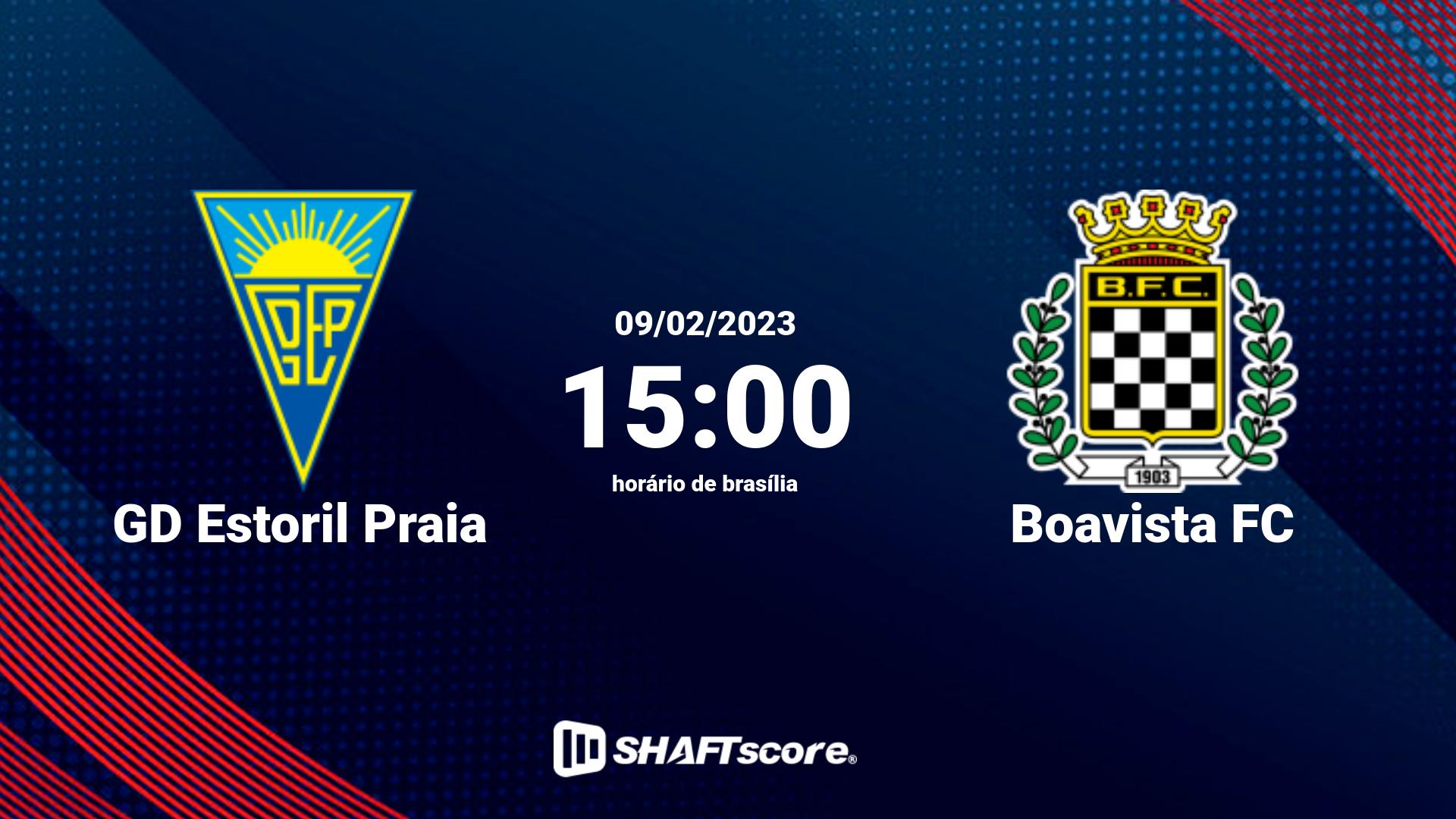 Estatísticas do jogo GD Estoril Praia vs Boavista FC 09.02 15:00