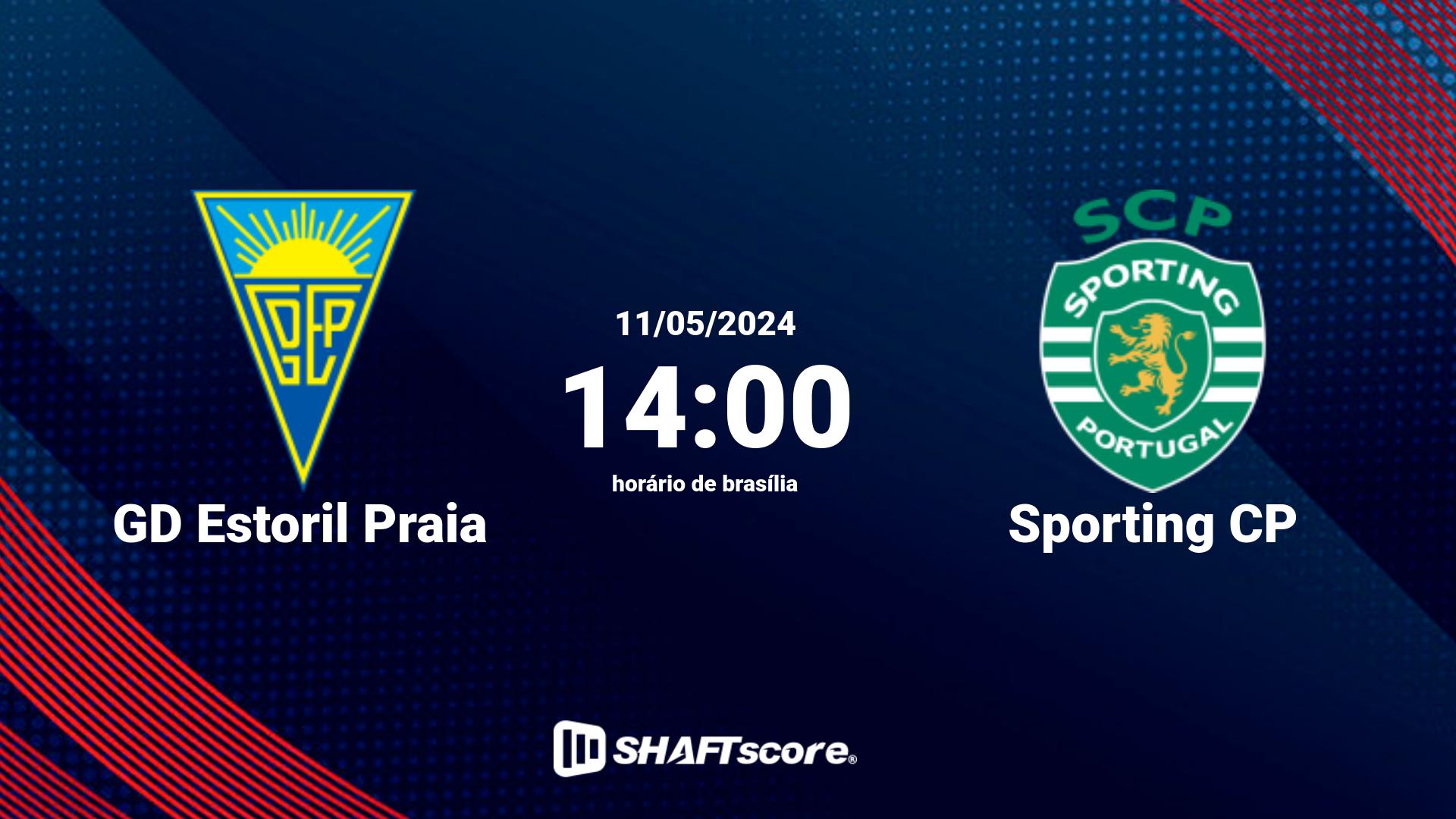 Estatísticas do jogo GD Estoril Praia vs Sporting CP 11.05 14:00