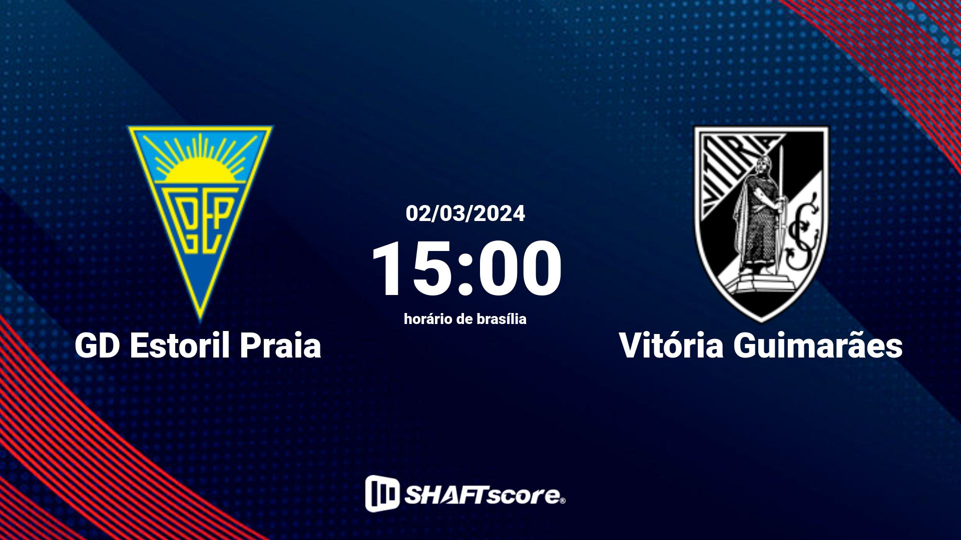 Estatísticas do jogo GD Estoril Praia vs Vitória Guimarães 02.03 15:00