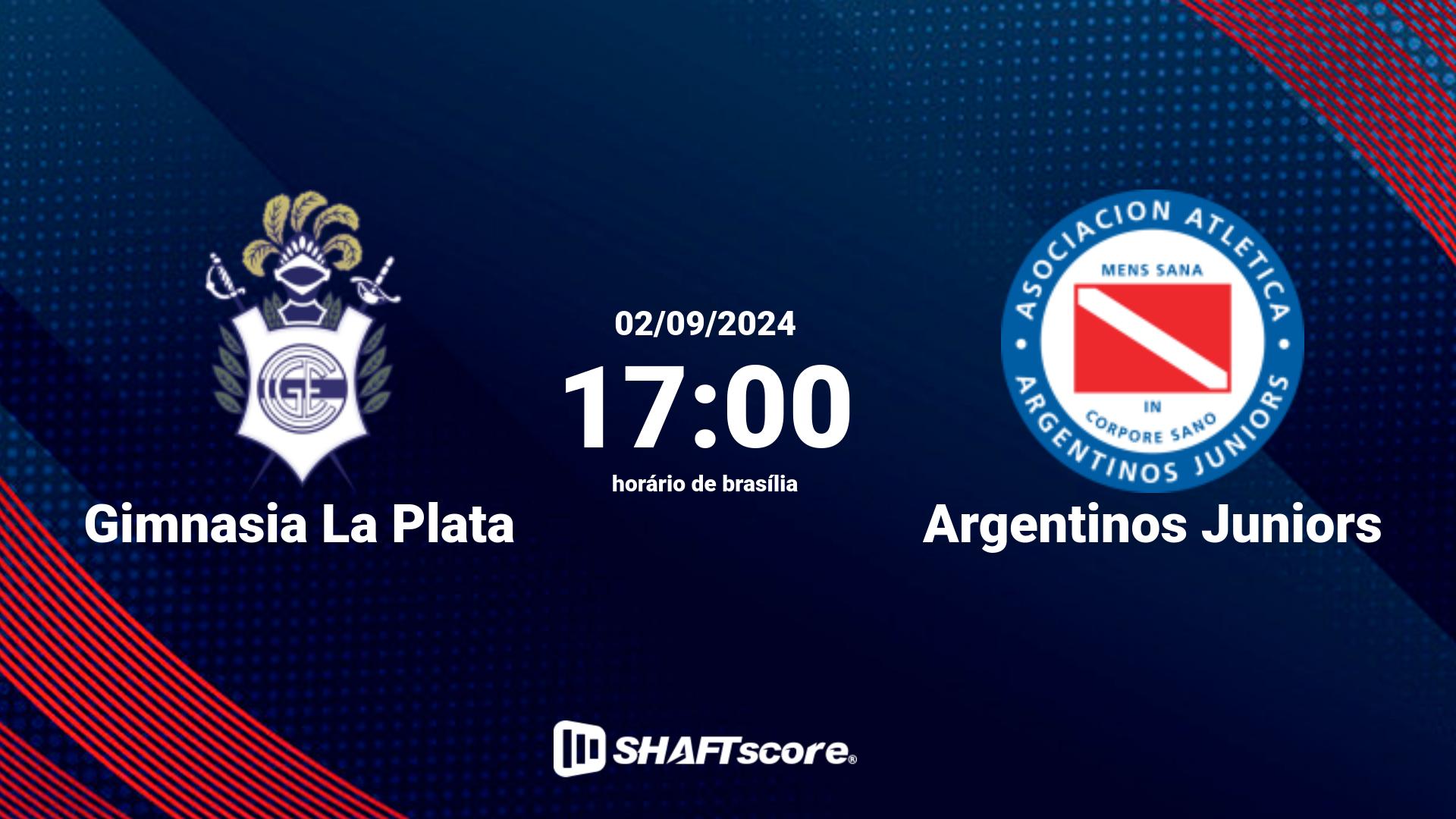 Estatísticas do jogo Gimnasia La Plata vs Argentinos Juniors 02.09 17:00