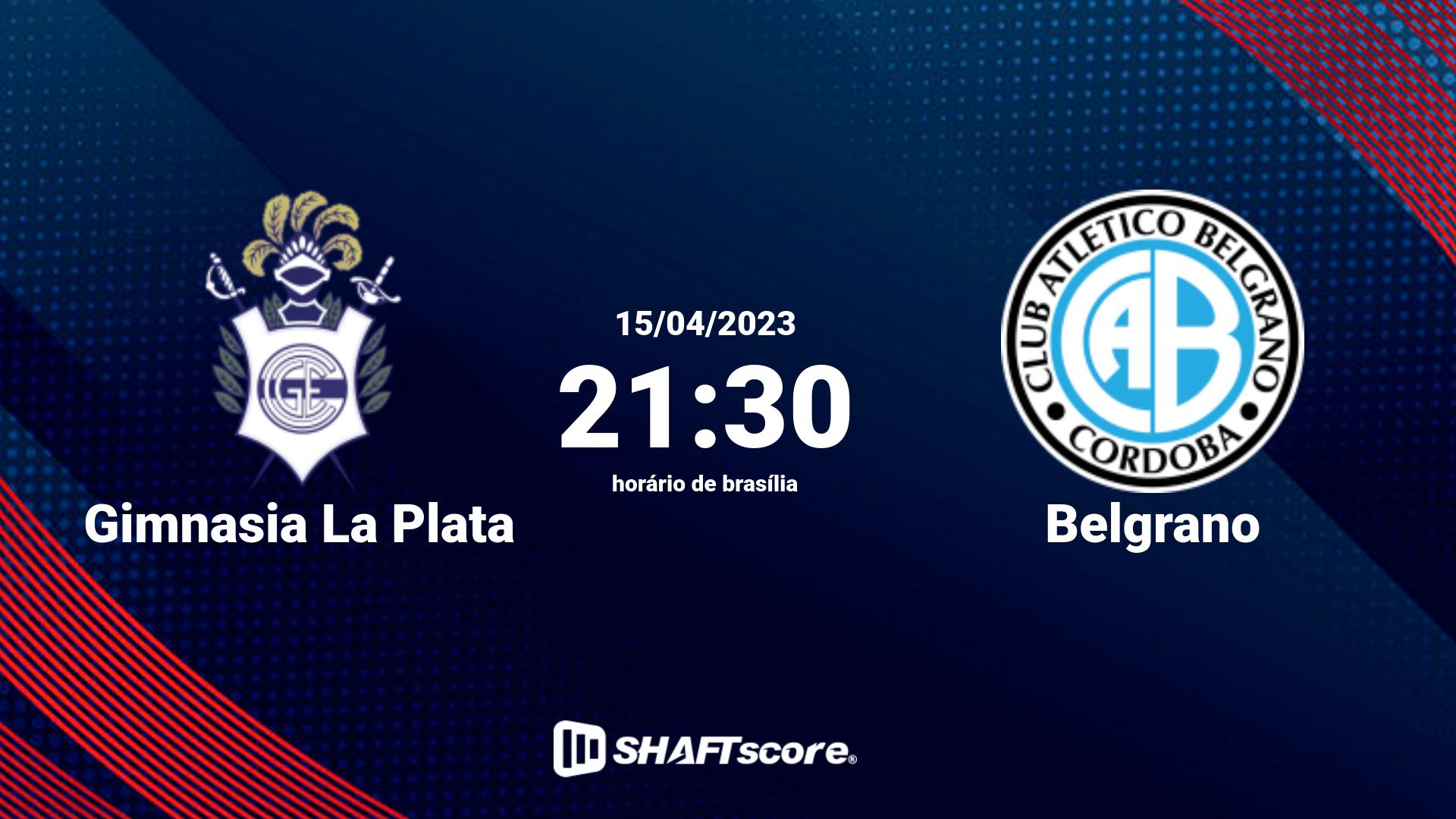 Estatísticas do jogo Gimnasia La Plata vs Belgrano 15.04 21:30