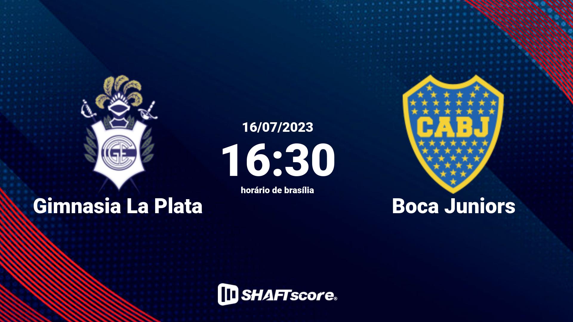 Estatísticas do jogo Gimnasia La Plata vs Boca Juniors 16.07 16:30