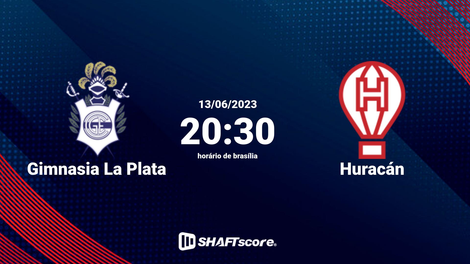 Estatísticas do jogo Gimnasia La Plata vs Huracán 13.06 20:30