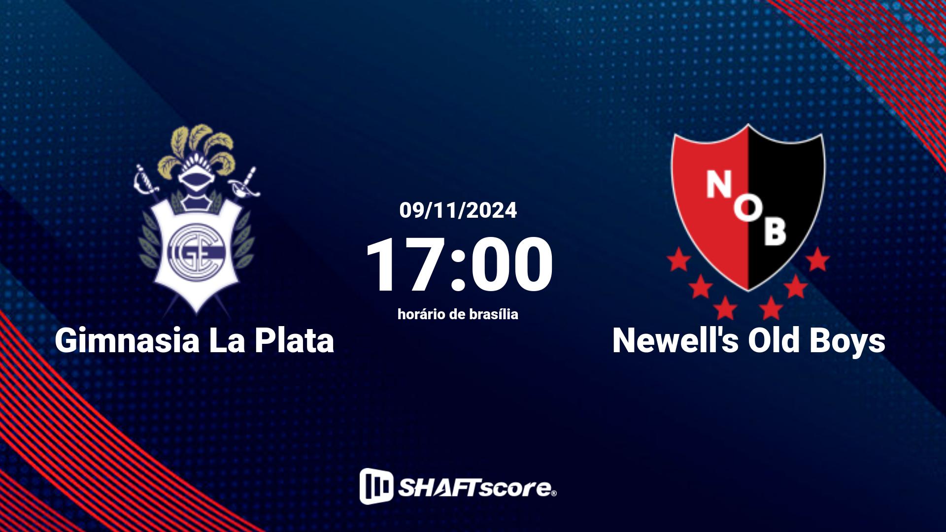 Estatísticas do jogo Gimnasia La Plata vs Newell's Old Boys 09.11 17:00