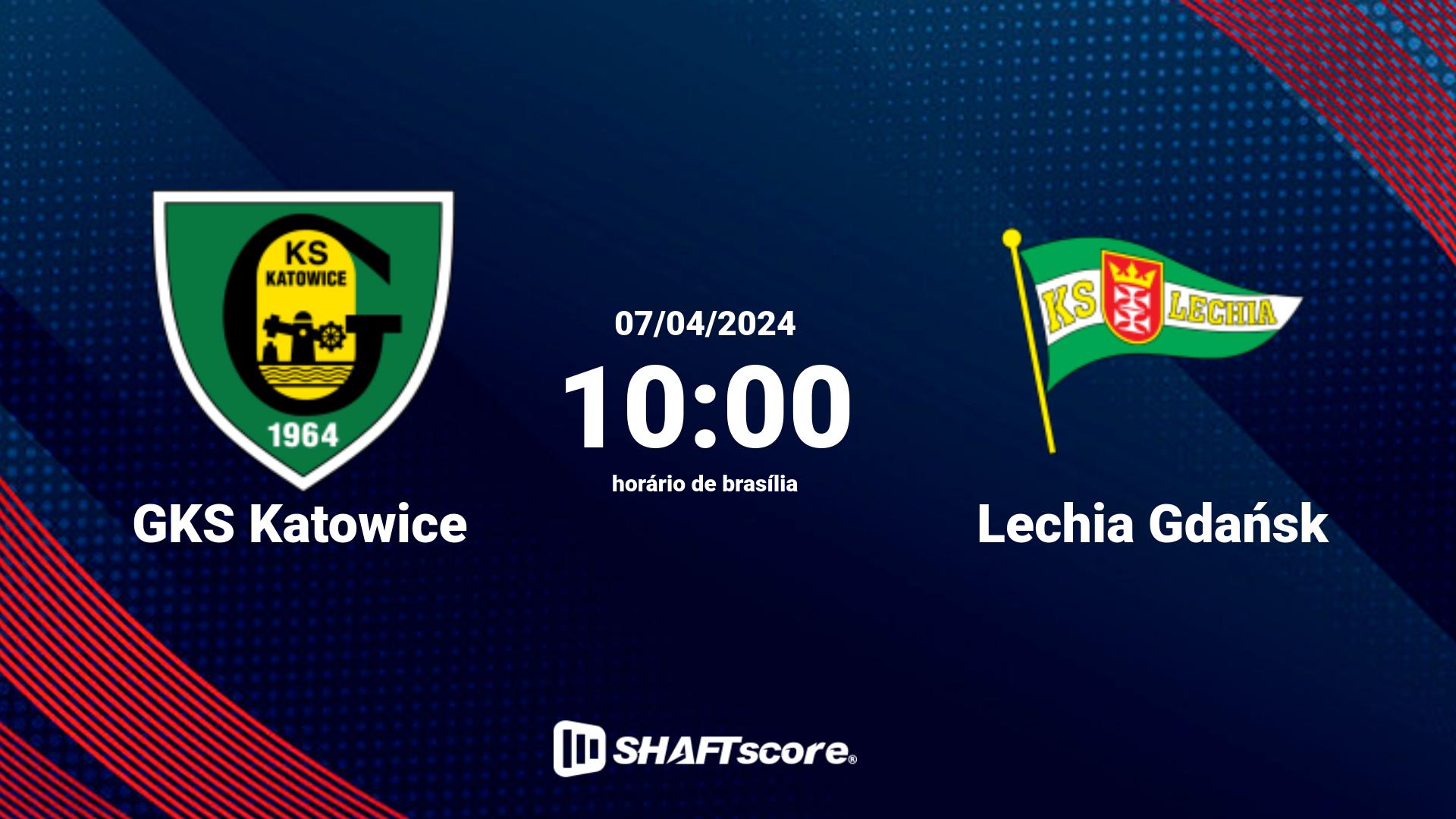 Estatísticas do jogo GKS Katowice vs Lechia Gdańsk 07.04 10:00