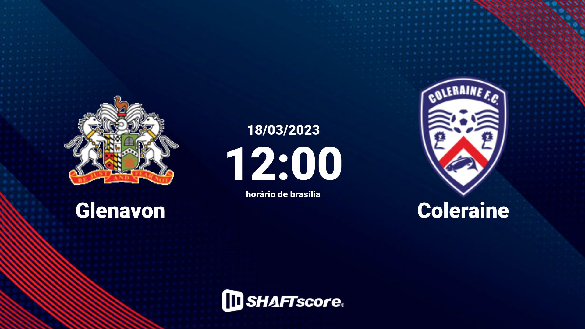 Estatísticas do jogo Glenavon vs Coleraine 18.03 12:00