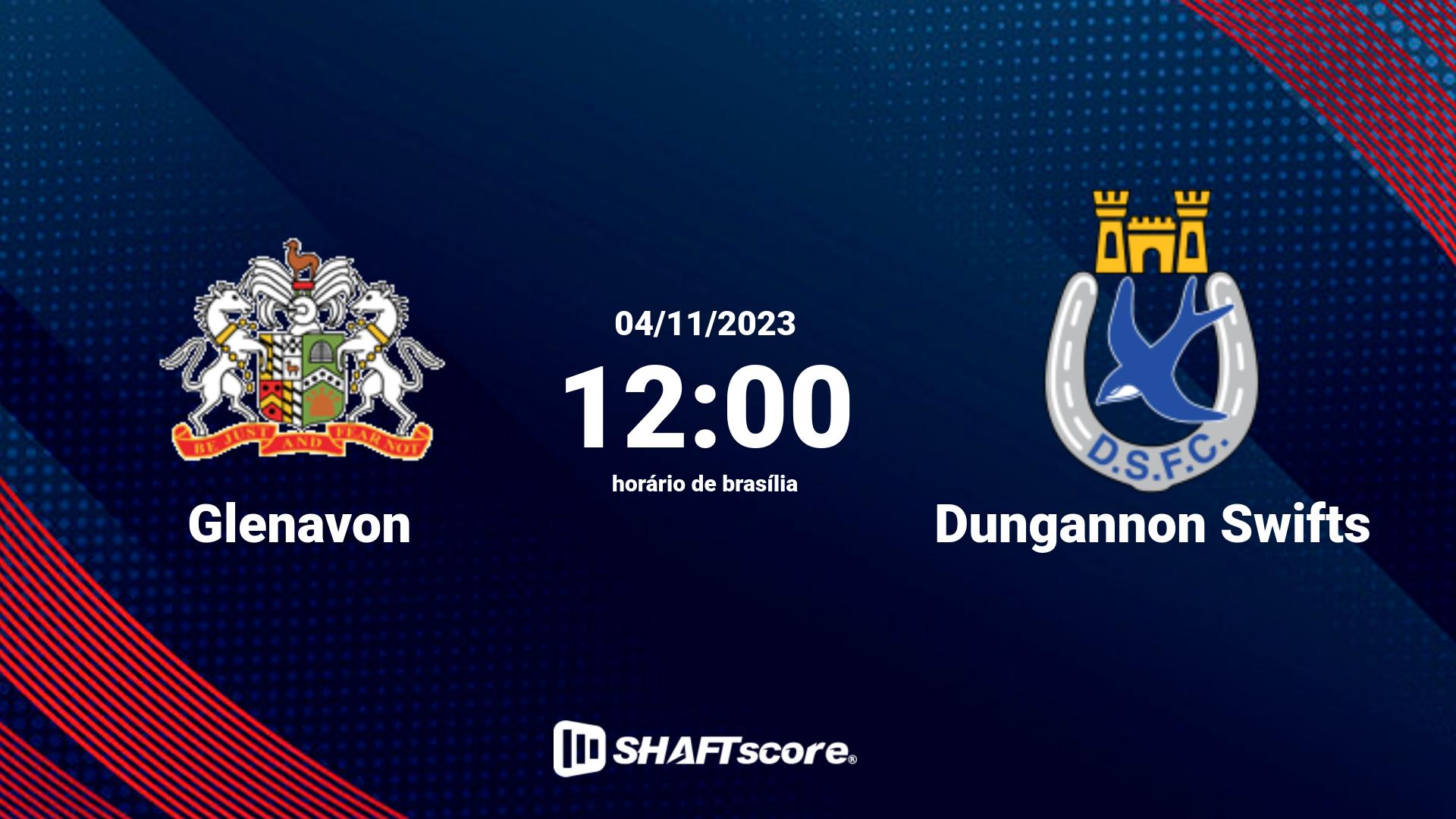 Estatísticas do jogo Glenavon vs Dungannon Swifts 04.11 12:00