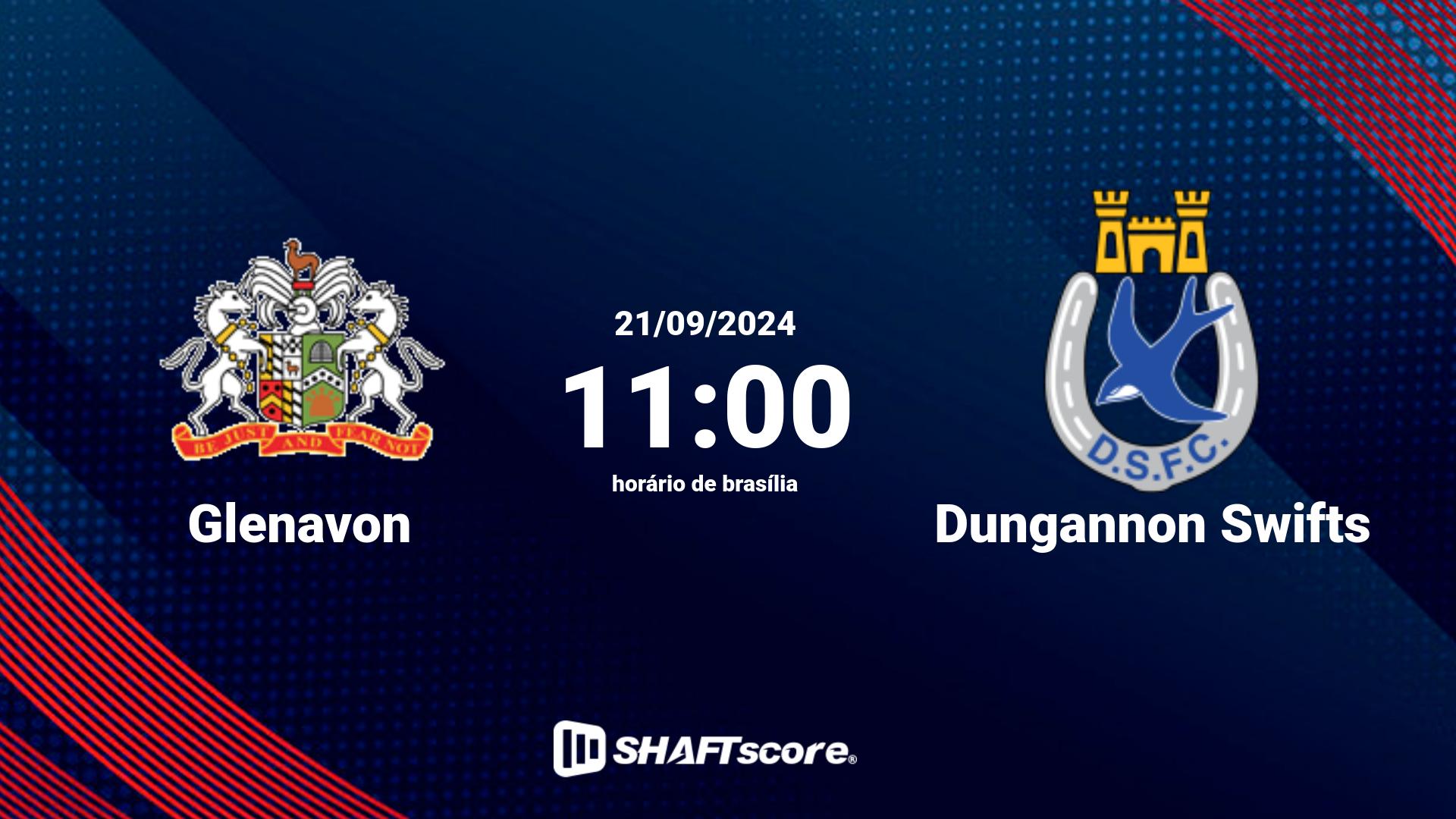 Estatísticas do jogo Glenavon vs Dungannon Swifts 21.09 11:00