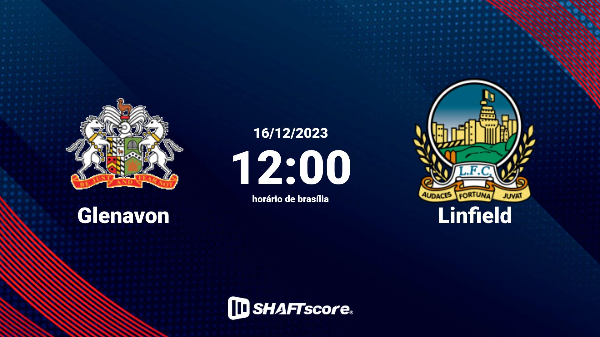 Estatísticas do jogo Glenavon vs Linfield 16.12 12:00