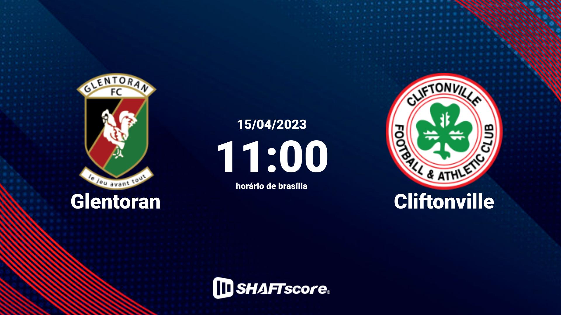 Estatísticas do jogo Glentoran vs Cliftonville 15.04 11:00