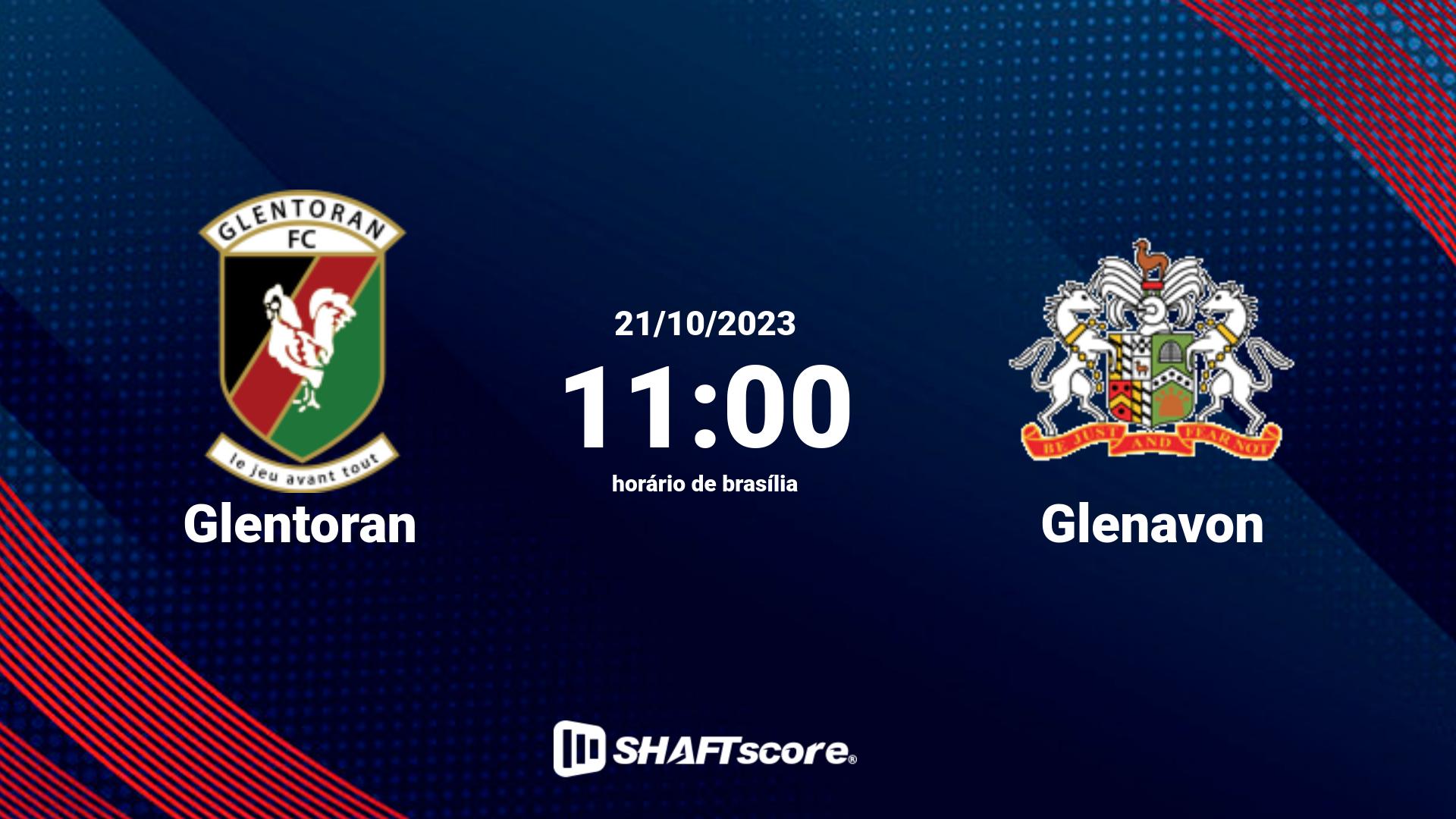 Estatísticas do jogo Glentoran vs Glenavon 21.10 11:00