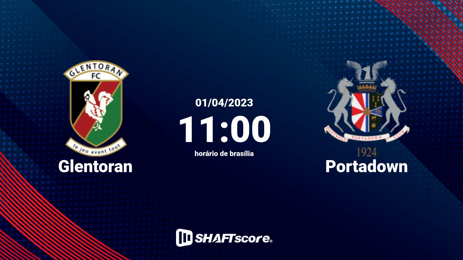 Estatísticas do jogo Glentoran vs Portadown 01.04 11:00