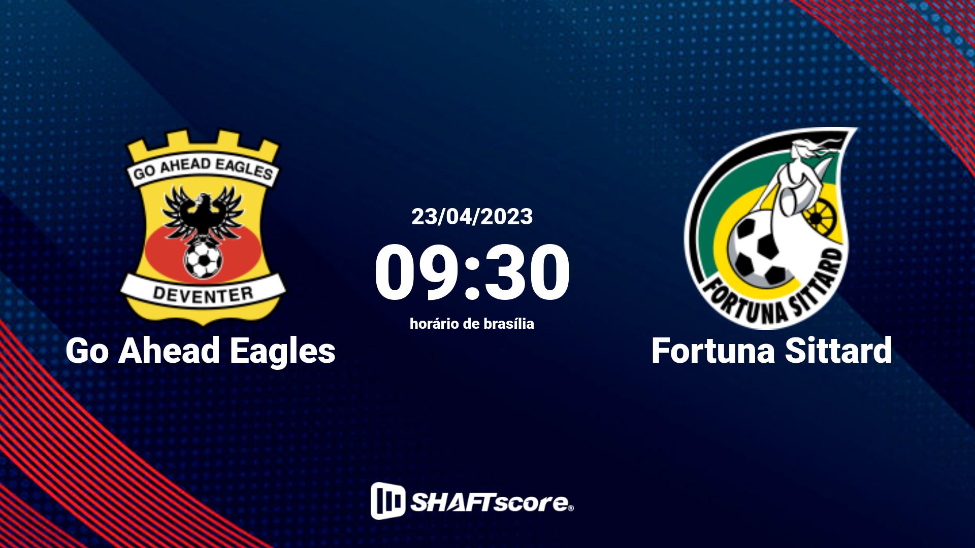 Estatísticas do jogo Go Ahead Eagles vs Fortuna Sittard 23.04 09:30