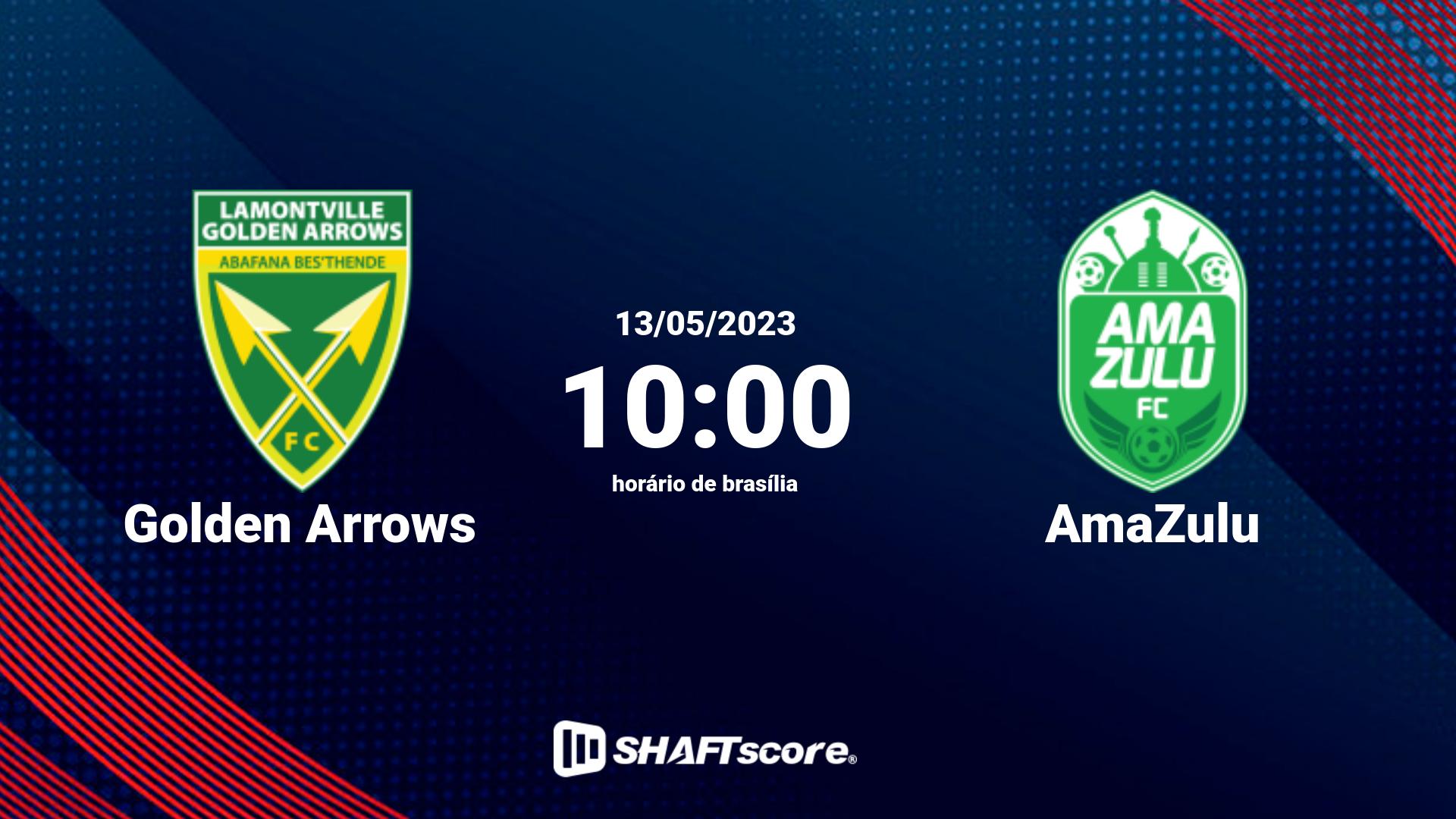 Estatísticas do jogo Golden Arrows vs AmaZulu 13.05 10:00