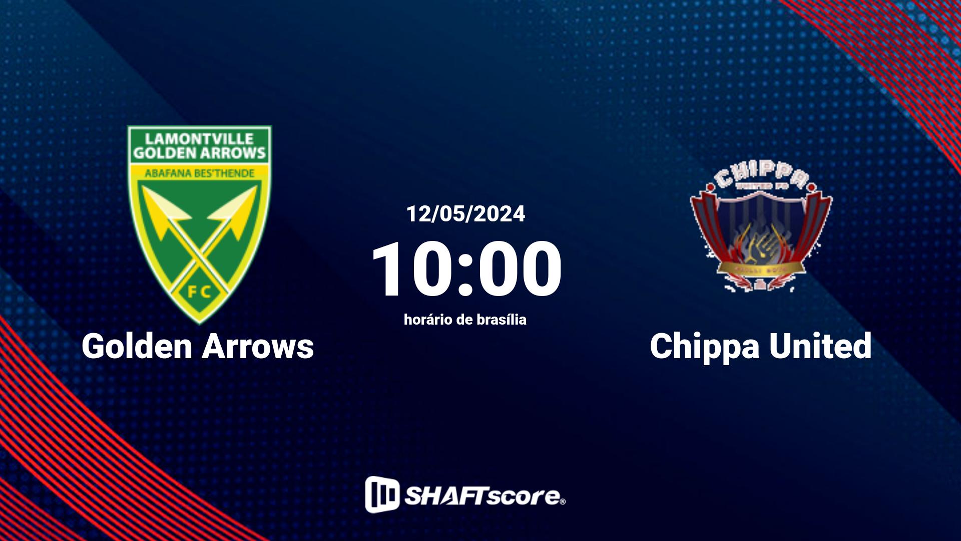 Estatísticas do jogo Golden Arrows vs Chippa United 12.05 10:00