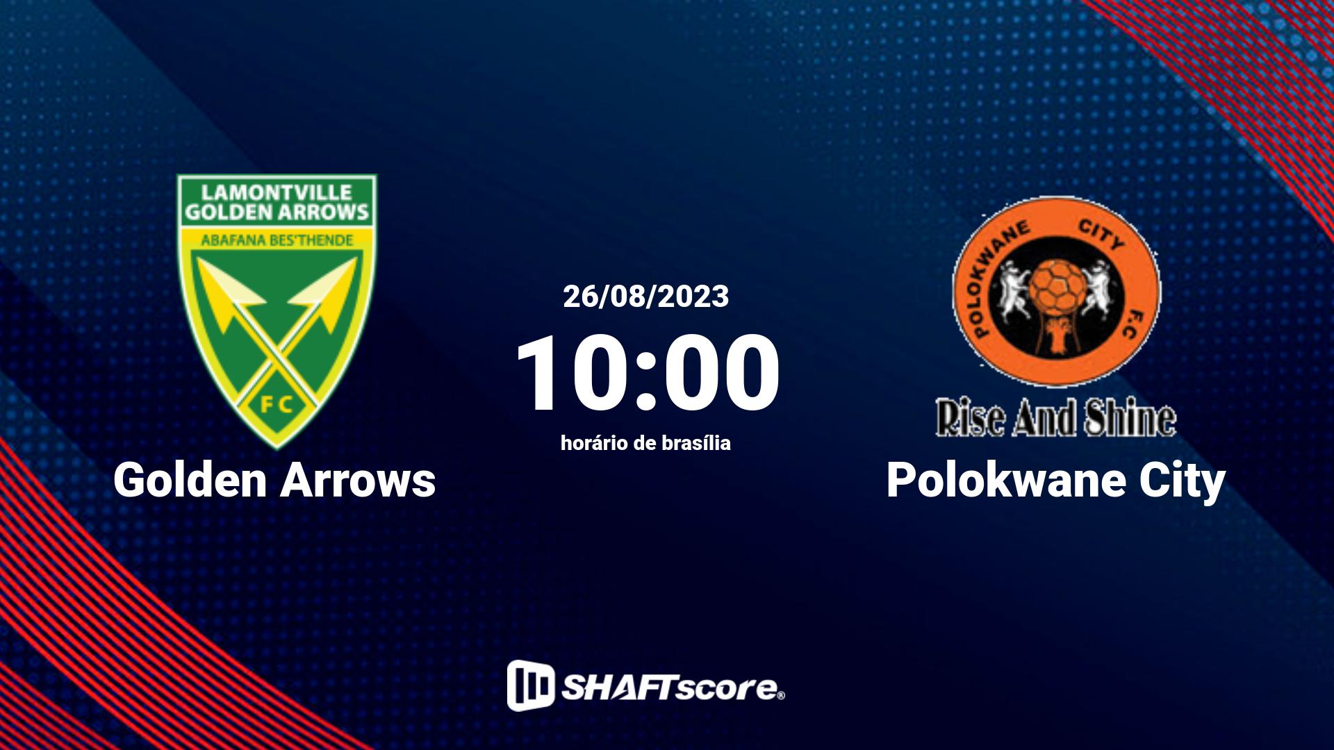 Estatísticas do jogo Golden Arrows vs Polokwane City 26.08 10:00