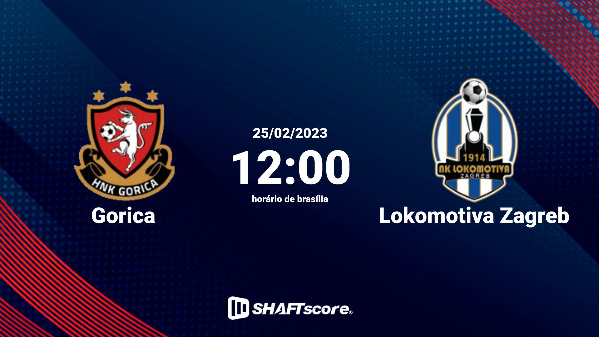 Estatísticas do jogo Gorica vs Lokomotiva Zagreb 25.02 12:00