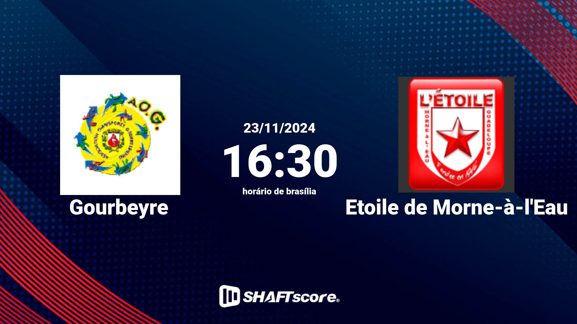 Estatísticas do jogo Gourbeyre vs Etoile de Morne-à-l'Eau 23.11 16:30