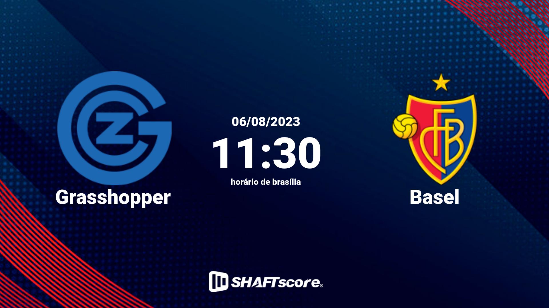 Estatísticas do jogo Grasshopper vs Basel 06.08 11:30