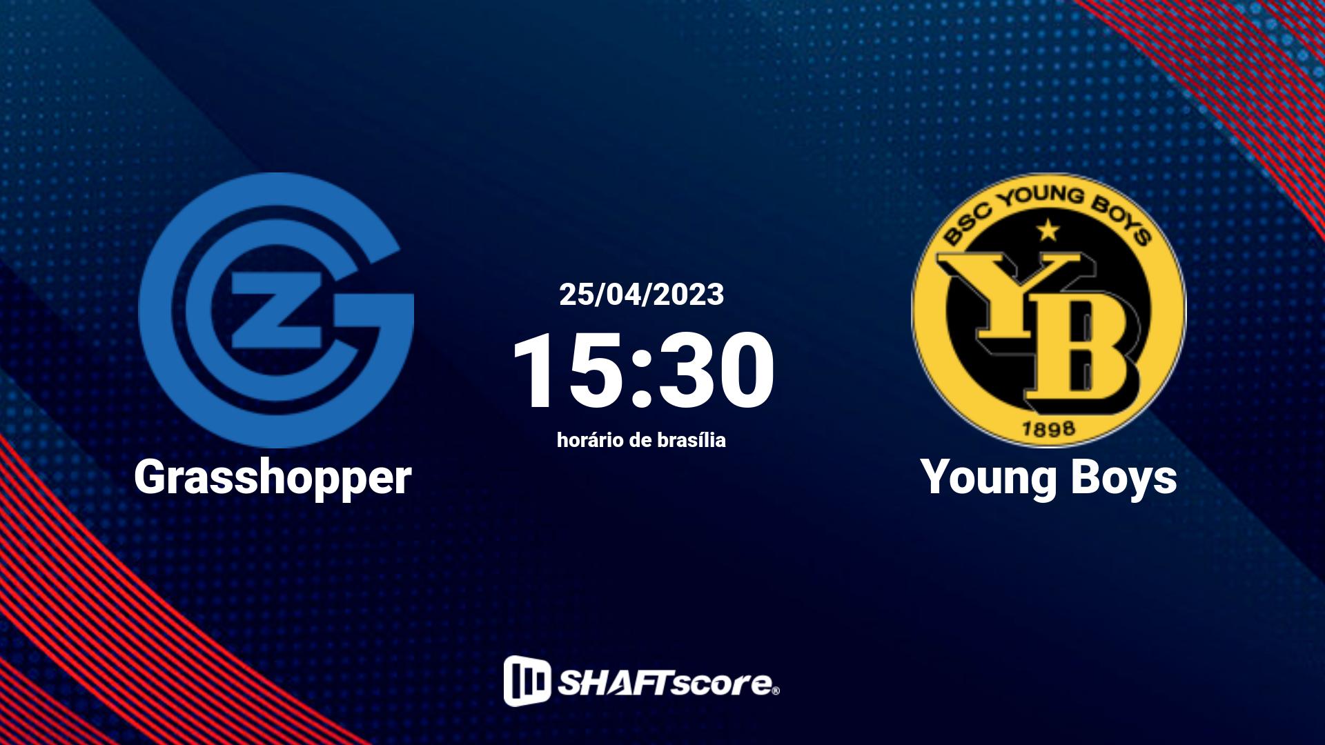 Estatísticas do jogo Grasshopper vs Young Boys 25.04 15:30