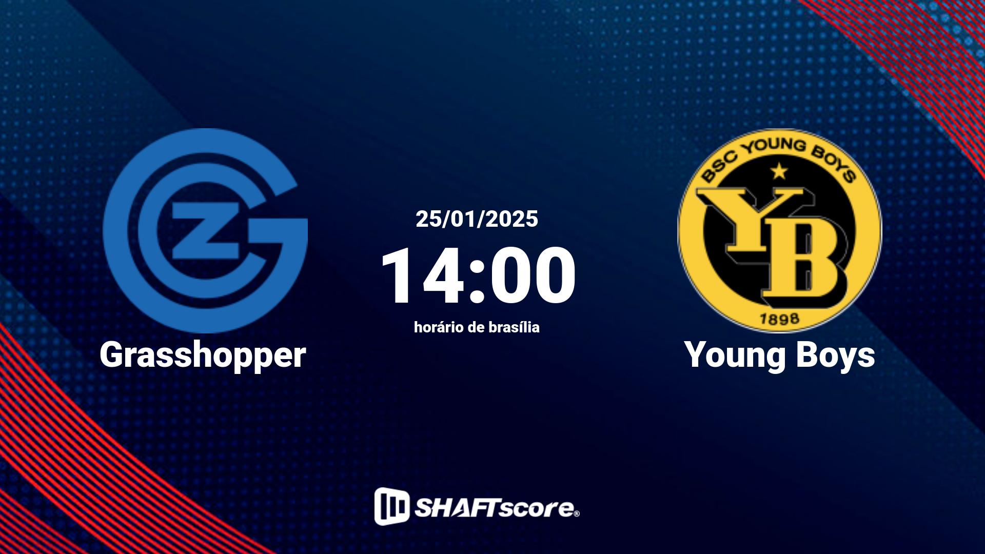 Estatísticas do jogo Grasshopper vs Young Boys 25.01 14:00