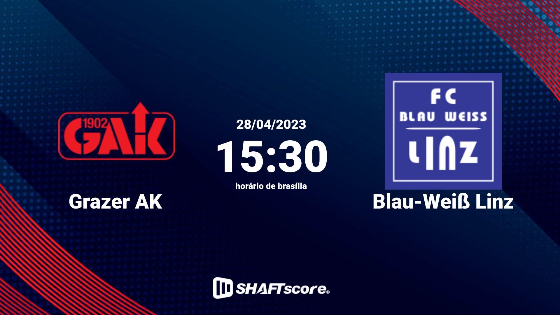 Estatísticas do jogo Grazer AK vs Blau-Weiß Linz 28.04 15:30