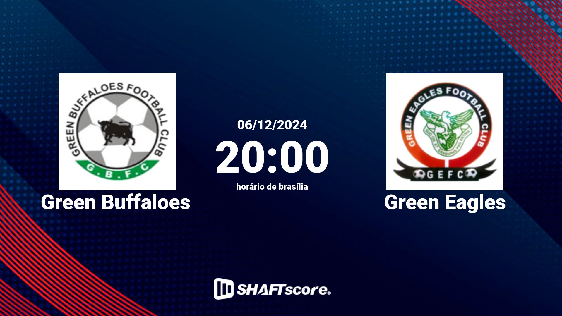 Estatísticas do jogo Green Buffaloes vs Green Eagles 06.12 20:00