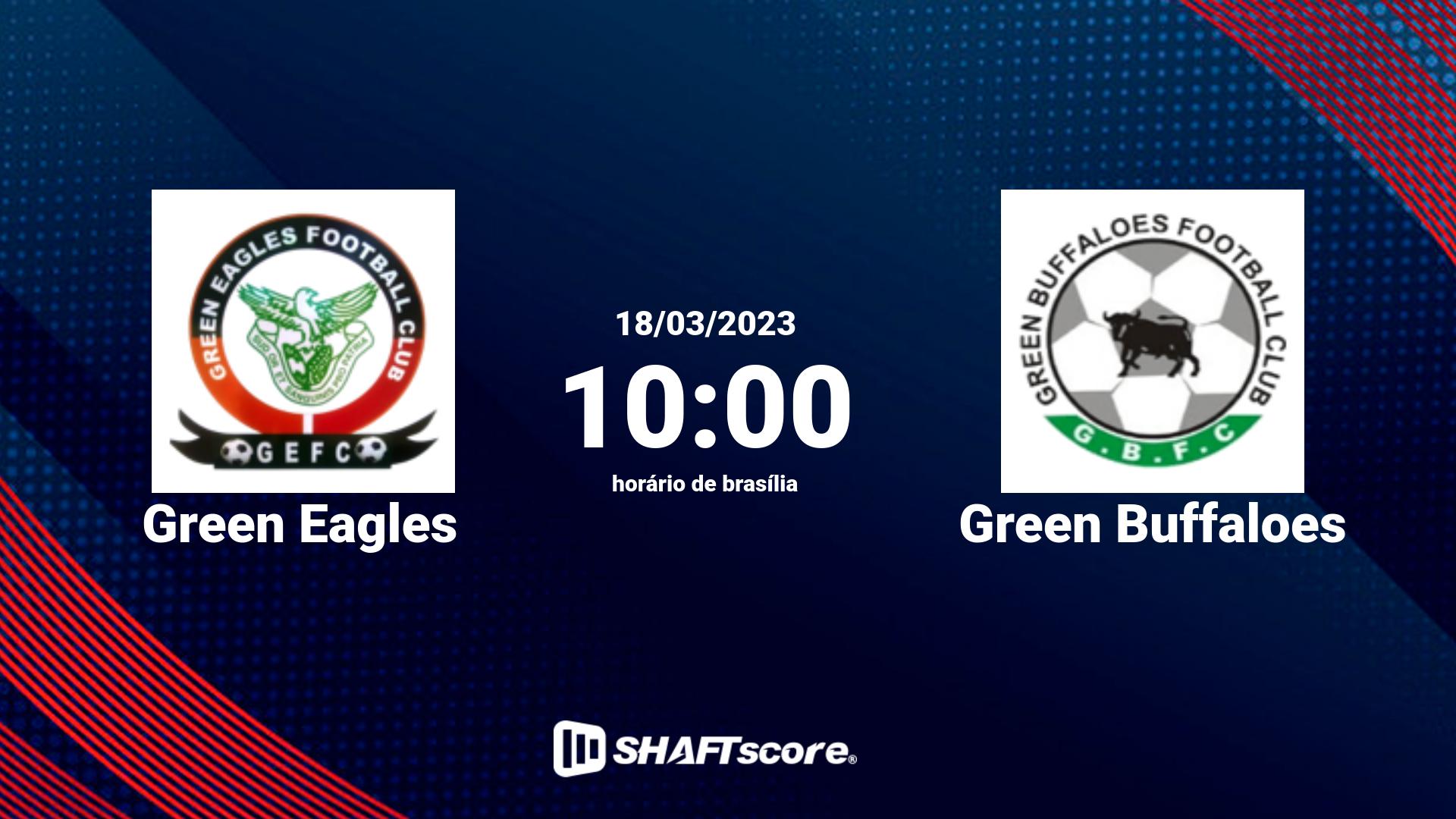 Estatísticas do jogo Green Eagles vs Green Buffaloes 18.03 10:00