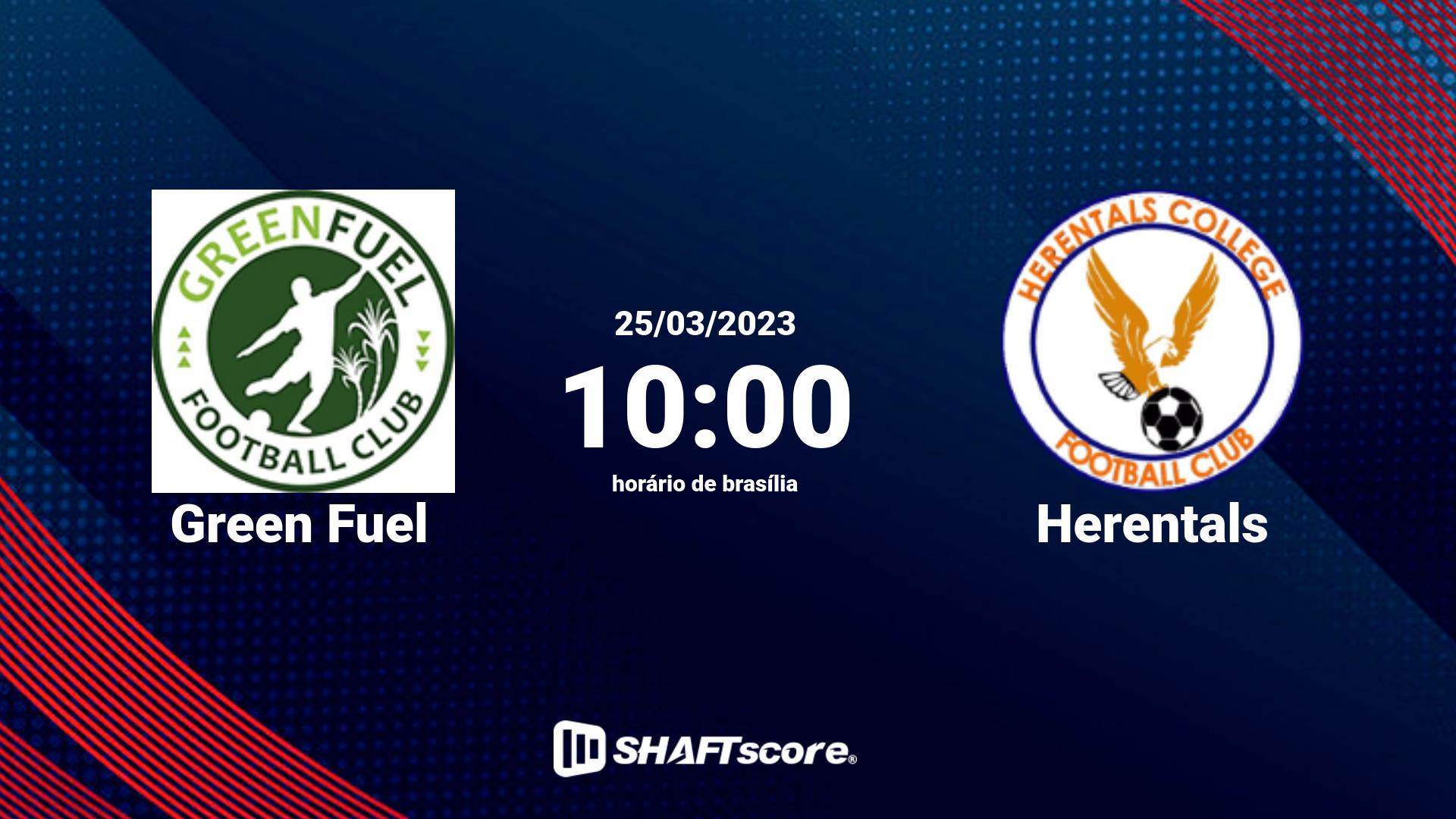 Estatísticas do jogo Green Fuel vs Herentals 25.03 10:00