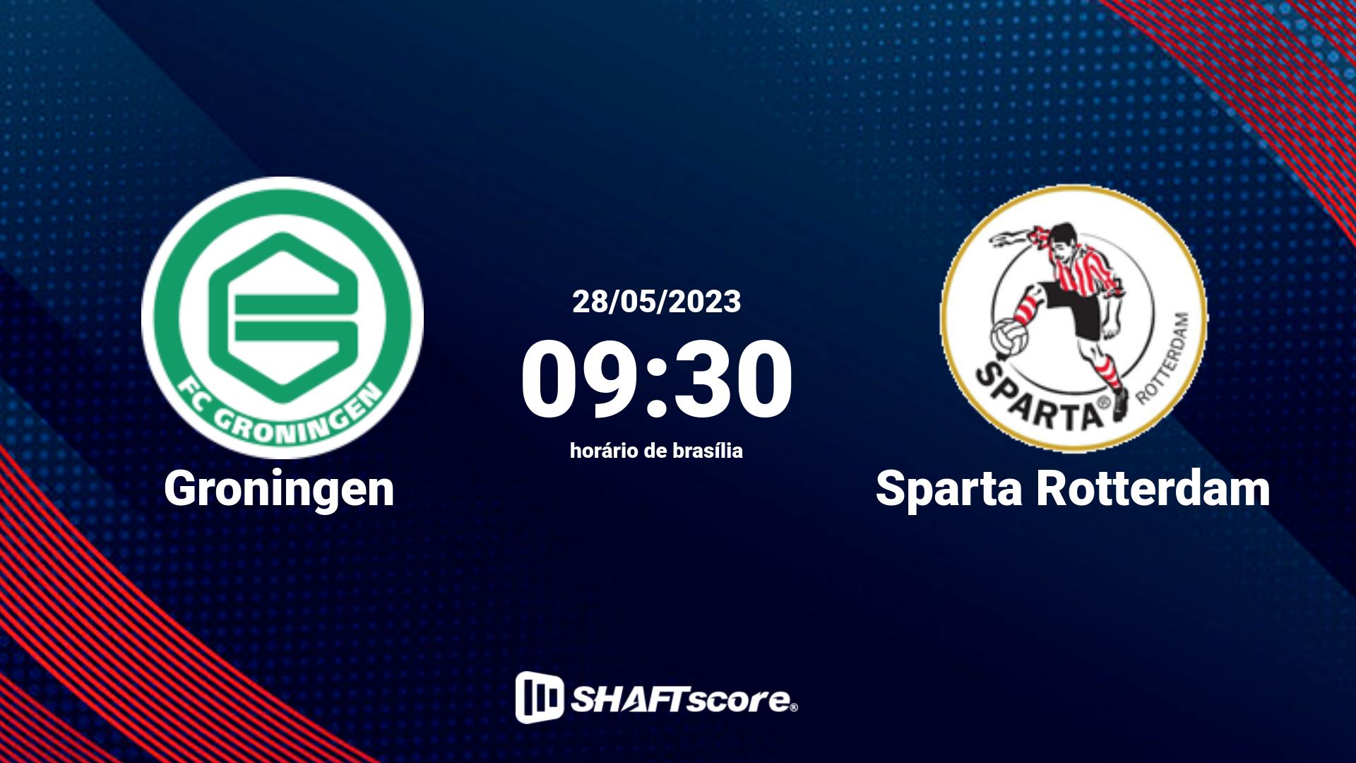 Estatísticas do jogo Groningen vs Sparta Rotterdam 28.05 09:30