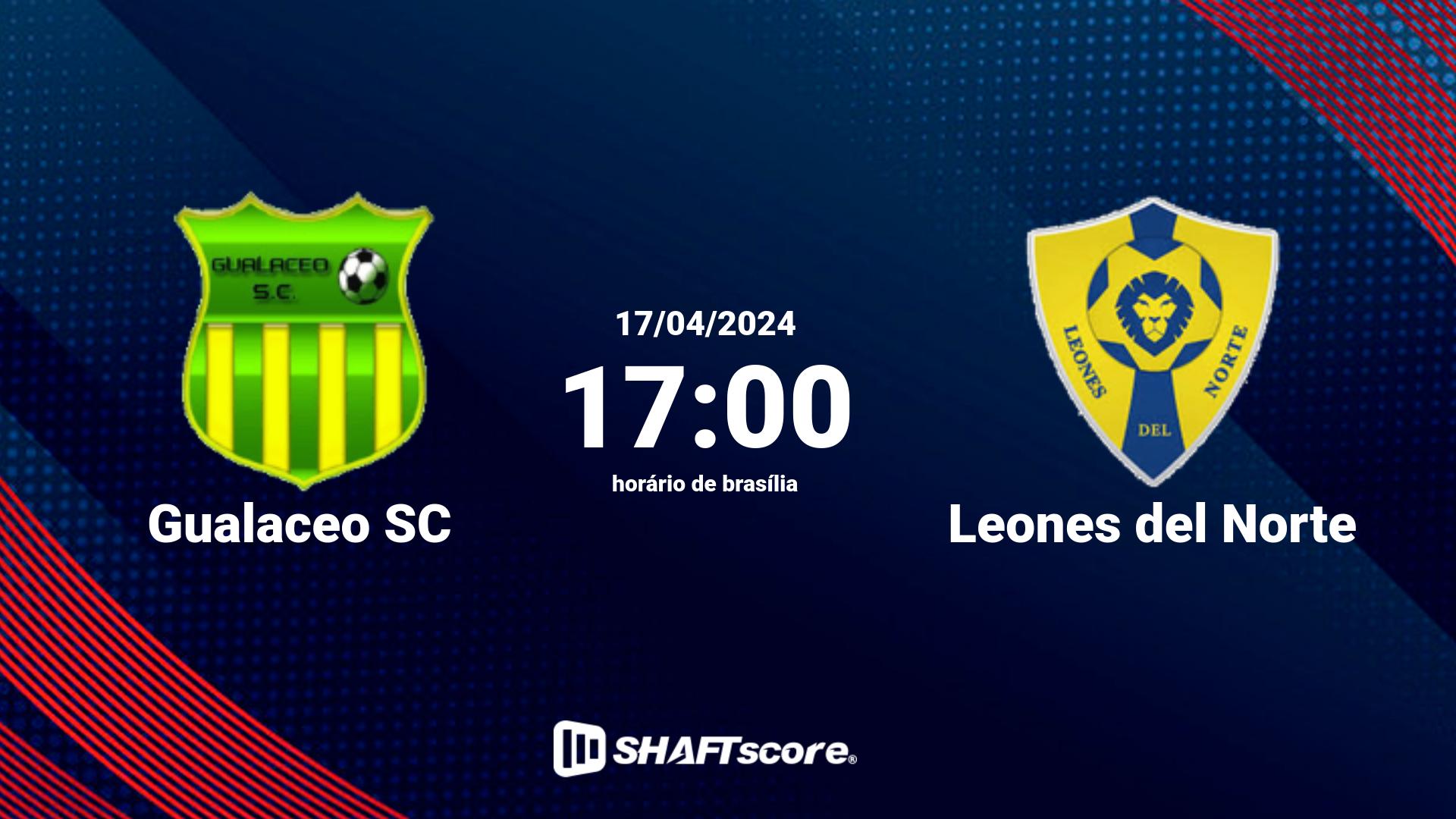 Estatísticas do jogo Gualaceo SC vs Leones del Norte 17.04 17:00