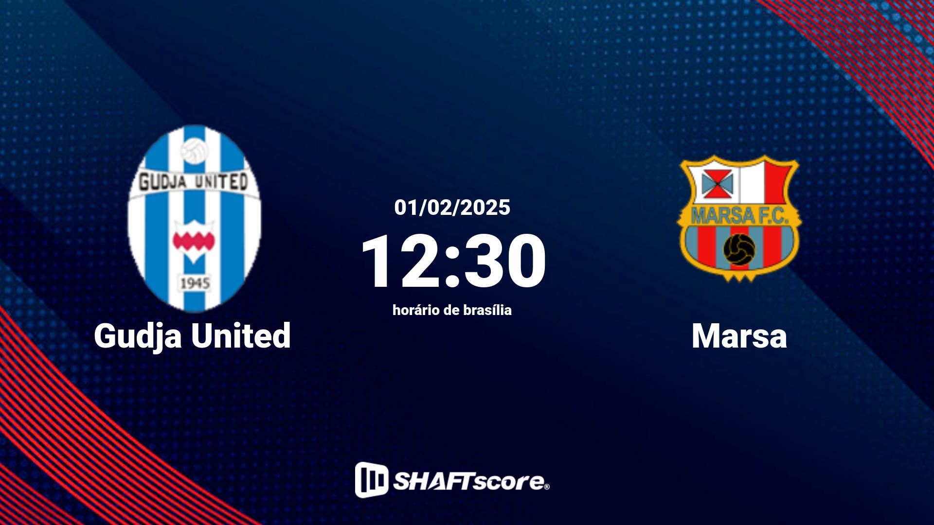 Estatísticas do jogo Gudja United vs Marsa 01.02 12:30