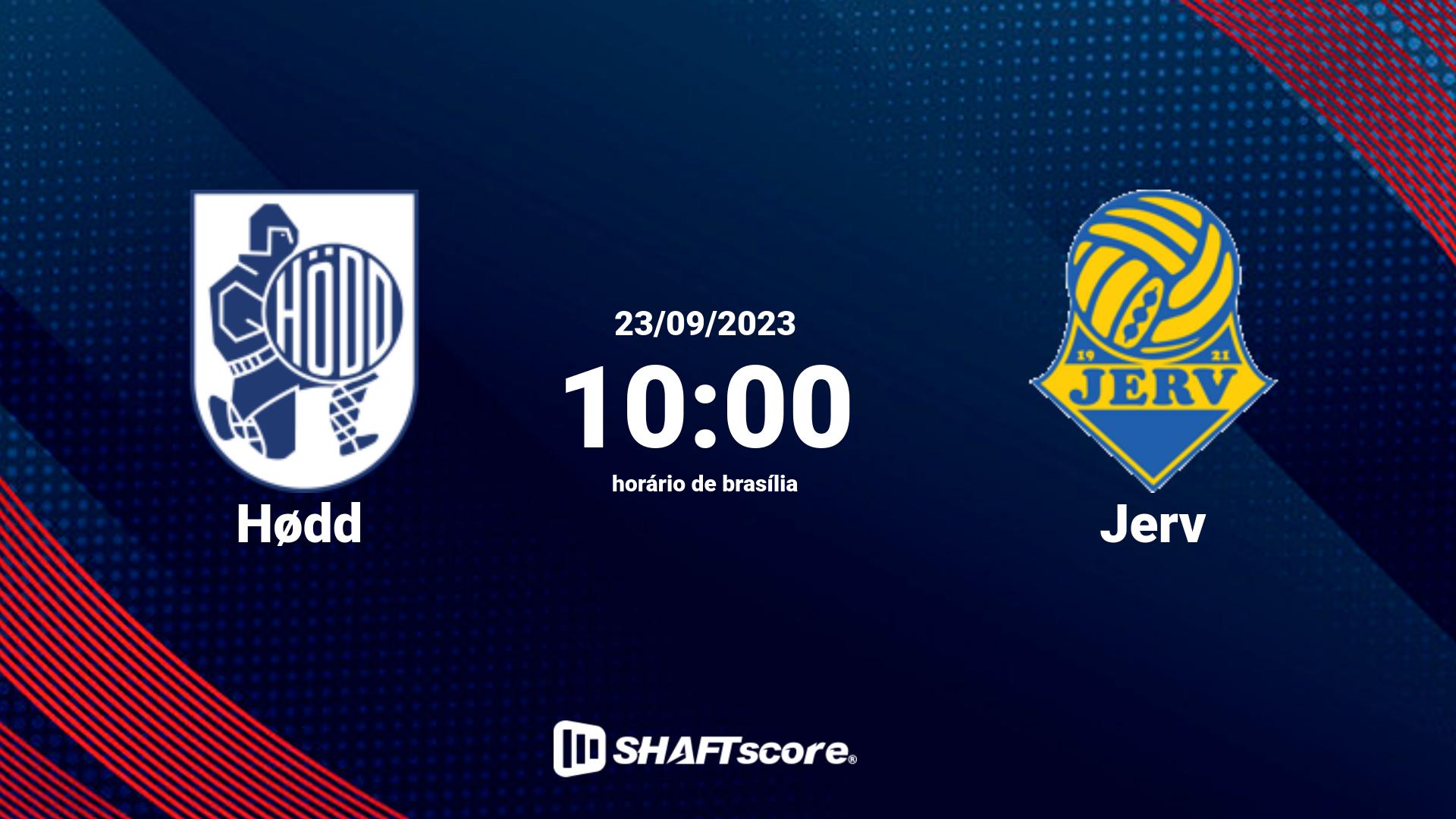 Estatísticas do jogo Hødd vs Jerv 23.09 10:00