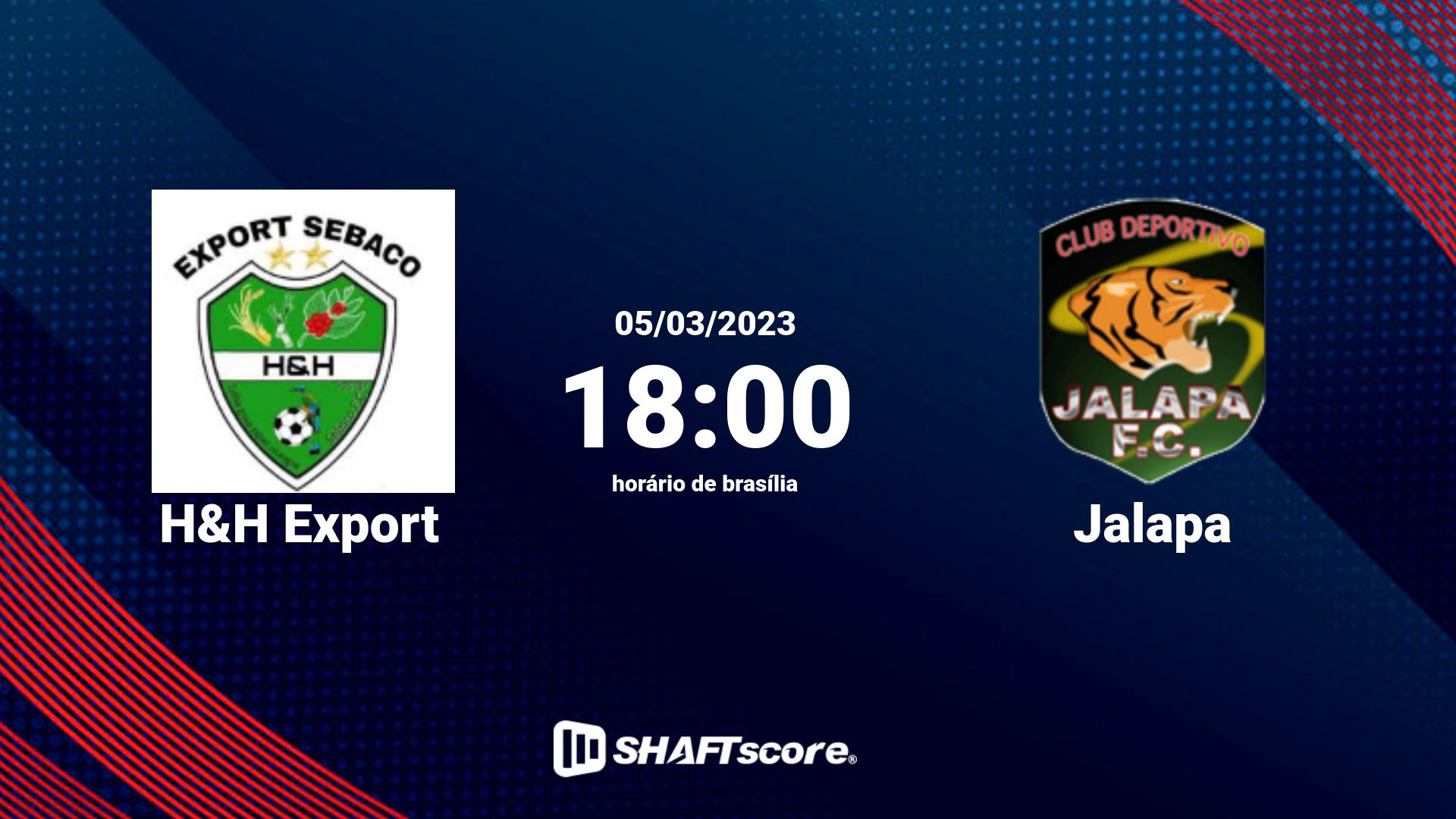 Estatísticas do jogo H&H Export vs Jalapa 05.03 18:00