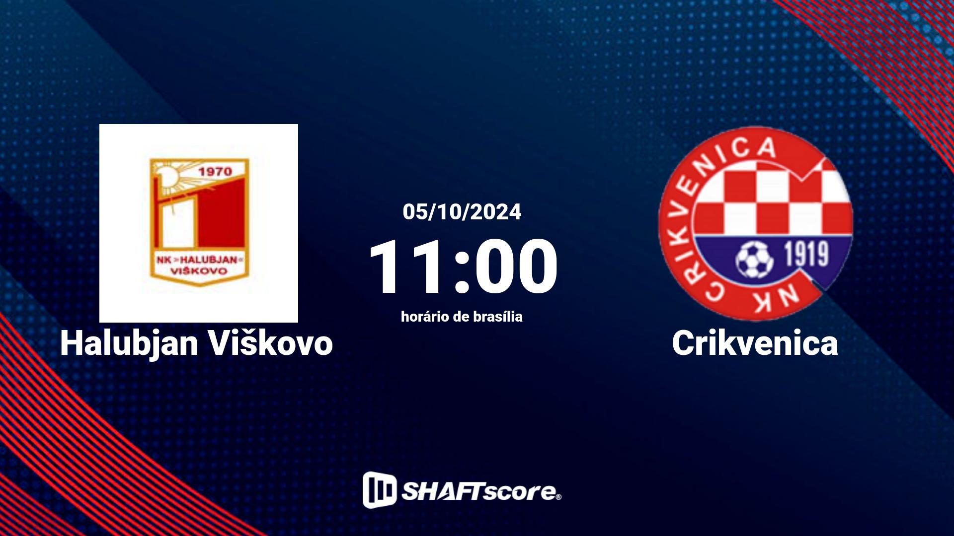 Estatísticas do jogo Halubjan Viškovo vs Crikvenica 05.10 11:00