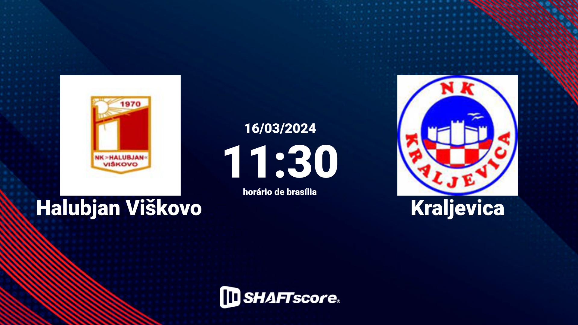 Estatísticas do jogo Halubjan Viškovo vs Kraljevica 16.03 11:30