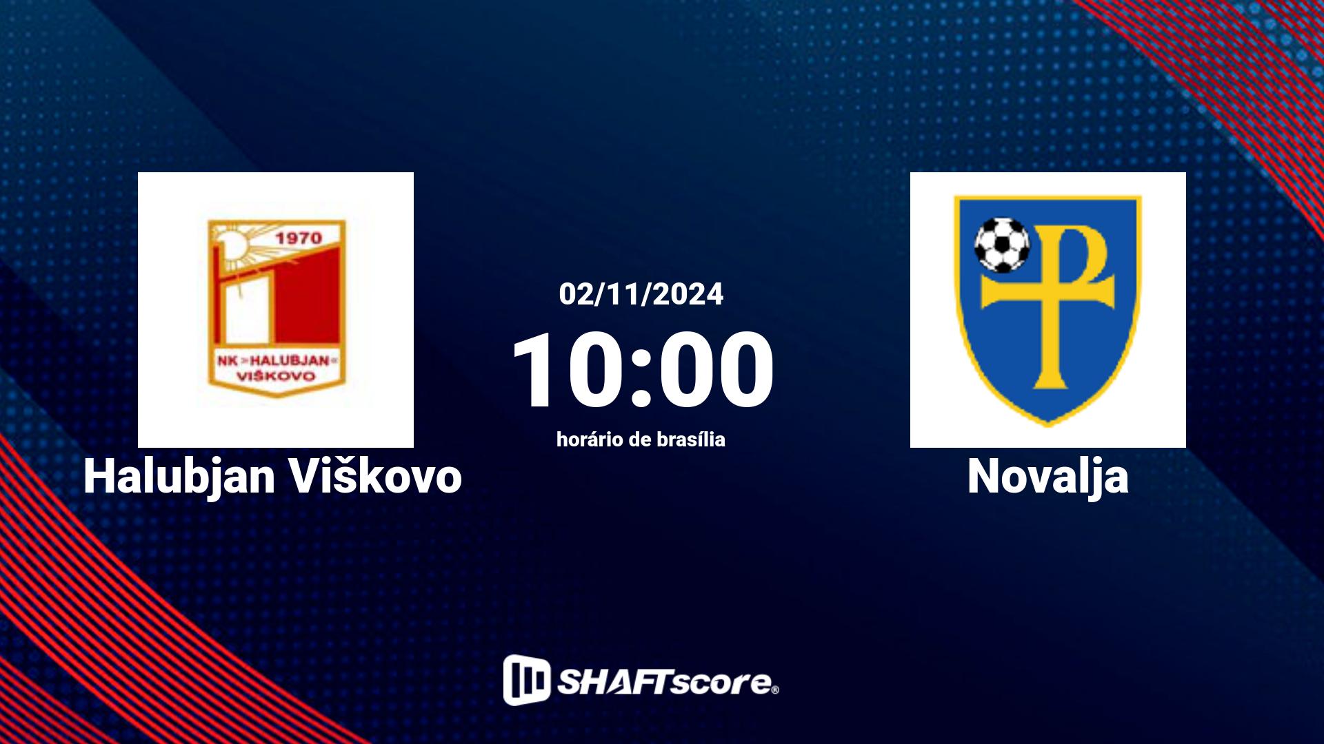 Estatísticas do jogo Halubjan Viškovo vs Novalja 02.11 10:00