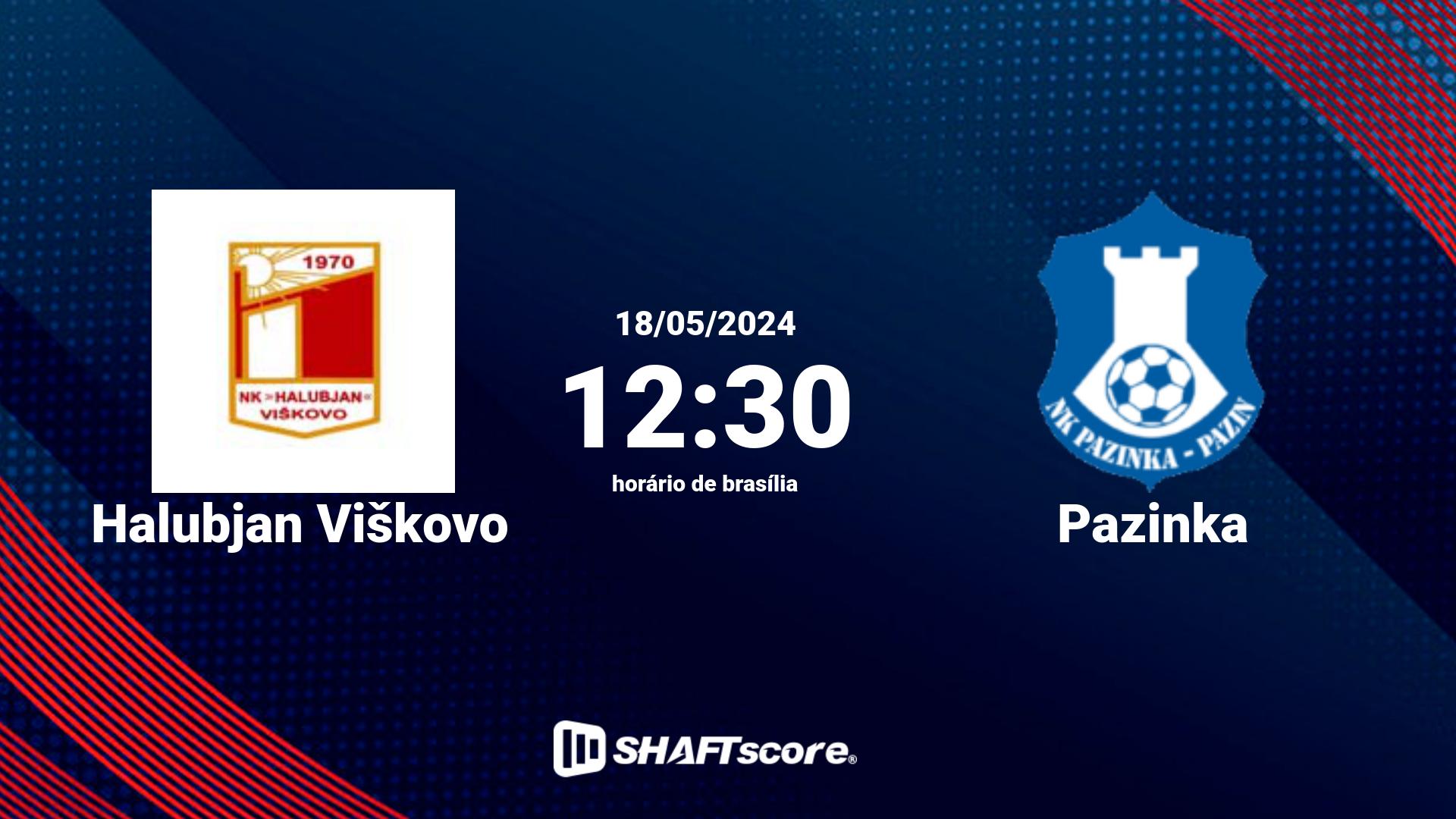 Estatísticas do jogo Halubjan Viškovo vs Pazinka 18.05 12:30