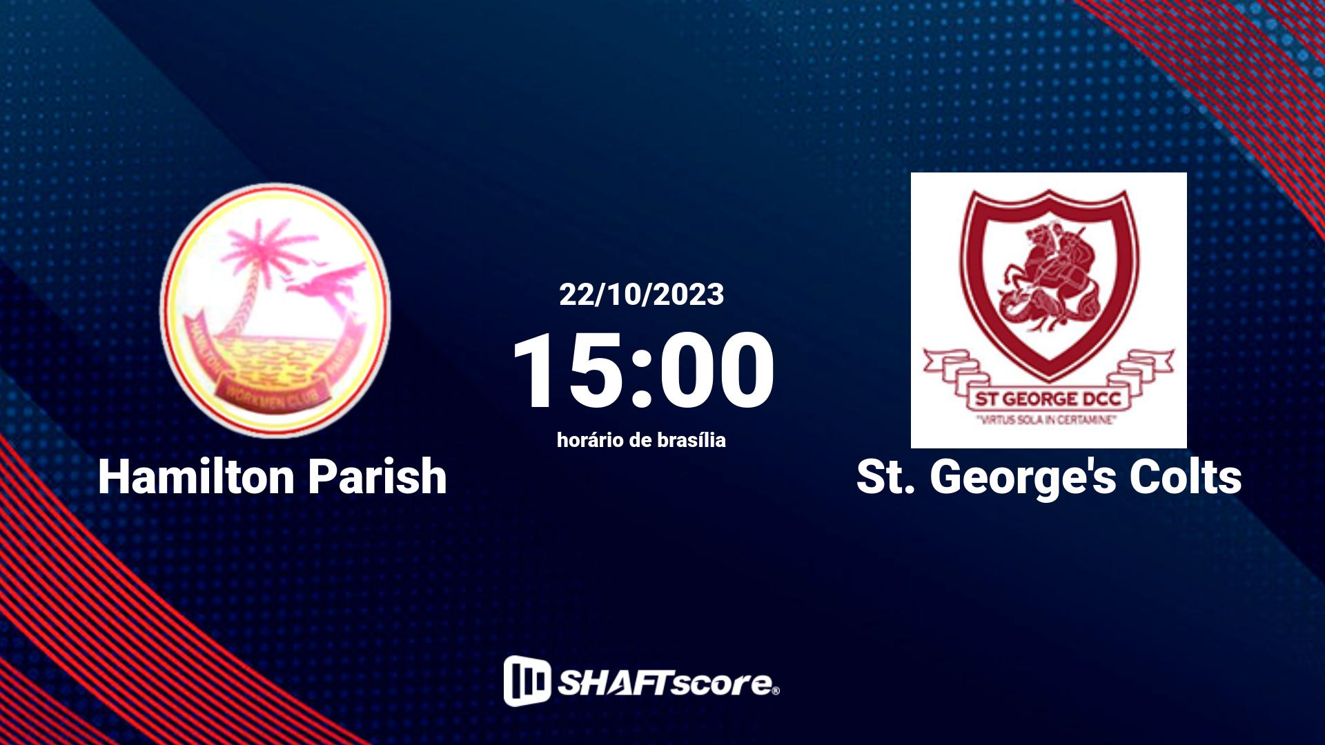 Estatísticas do jogo Hamilton Parish vs St. George's Colts 22.10 15:00