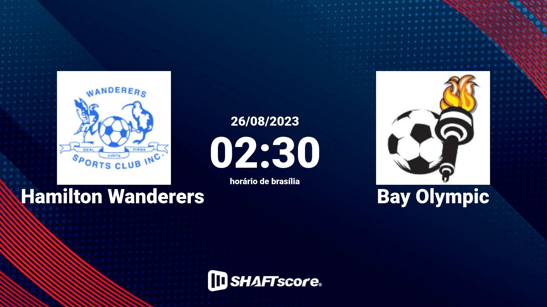 Estatísticas do jogo Hamilton Wanderers vs Bay Olympic 26.08 02:30