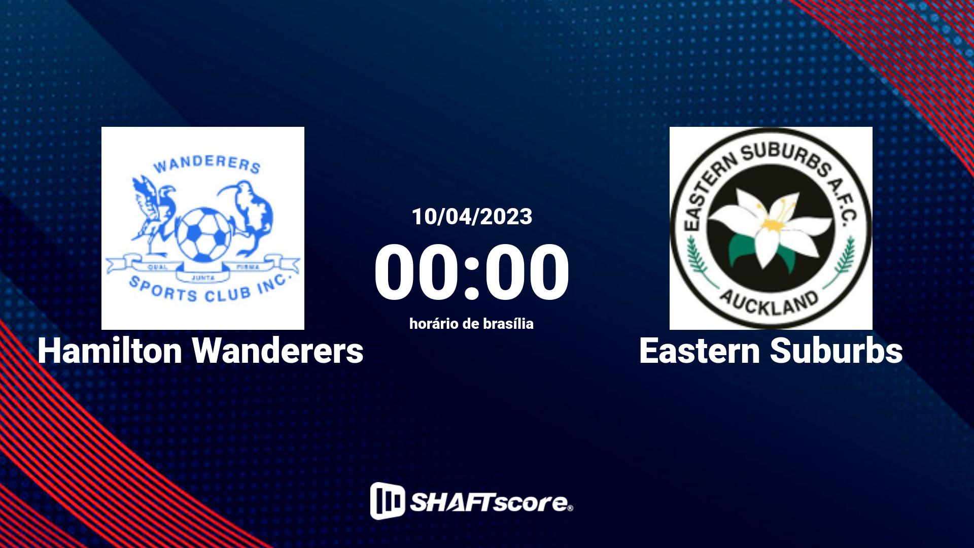 Estatísticas do jogo Hamilton Wanderers vs Eastern Suburbs 10.04 00:00