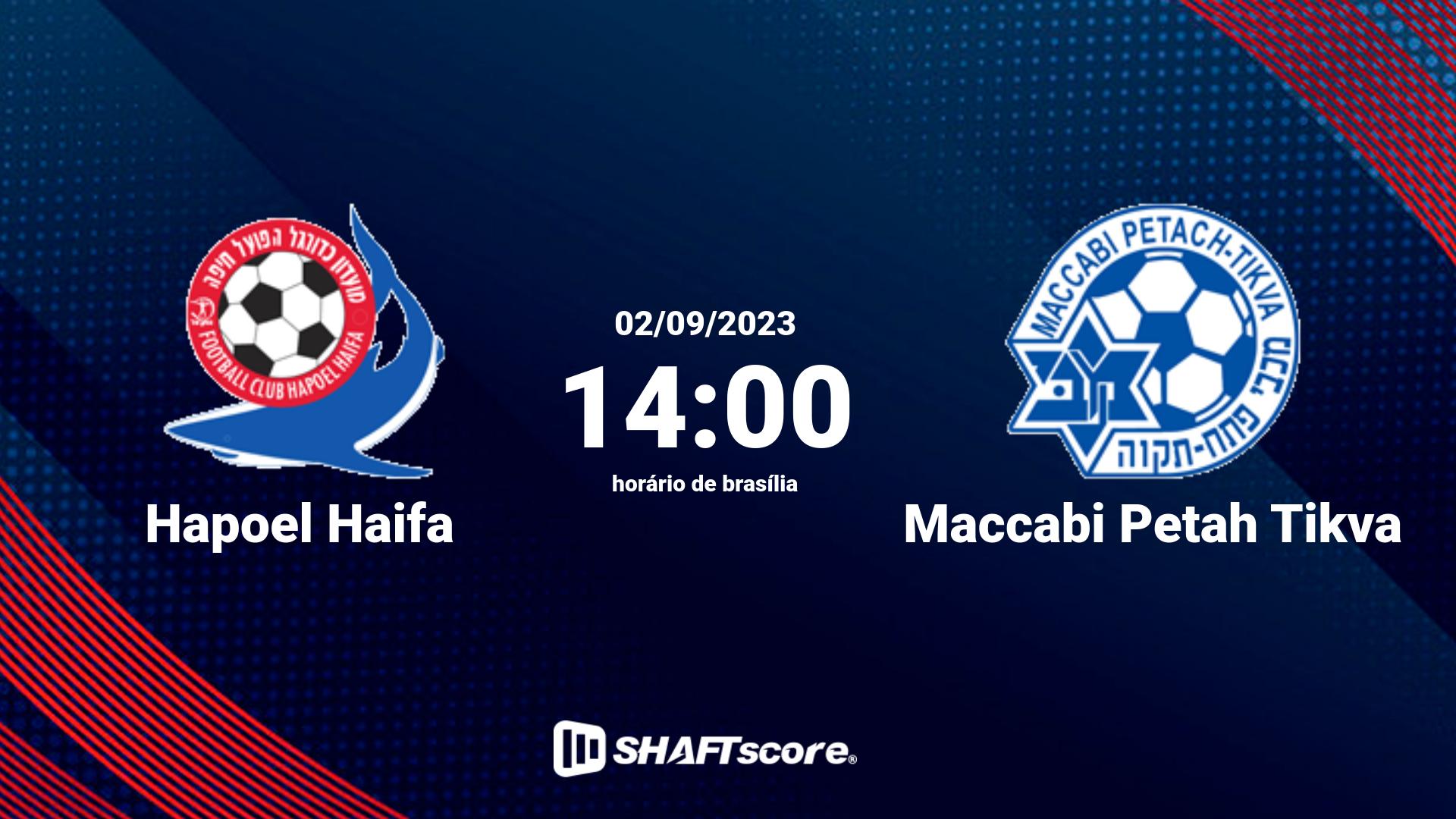 Estatísticas do jogo Hapoel Haifa vs Maccabi Petah Tikva 02.09 14:00