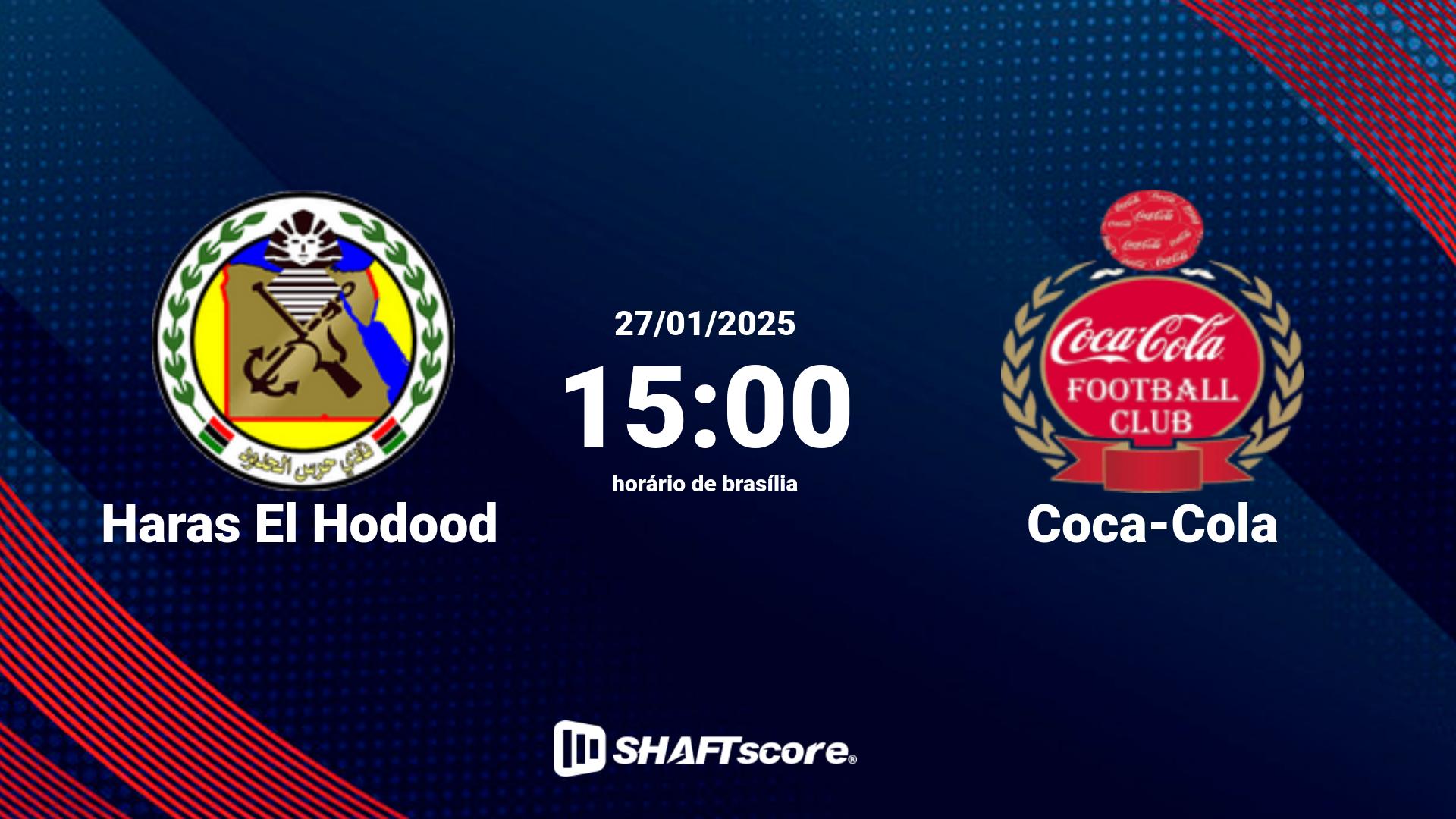 Estatísticas do jogo Haras El Hodood vs Coca-Cola 27.01 15:00