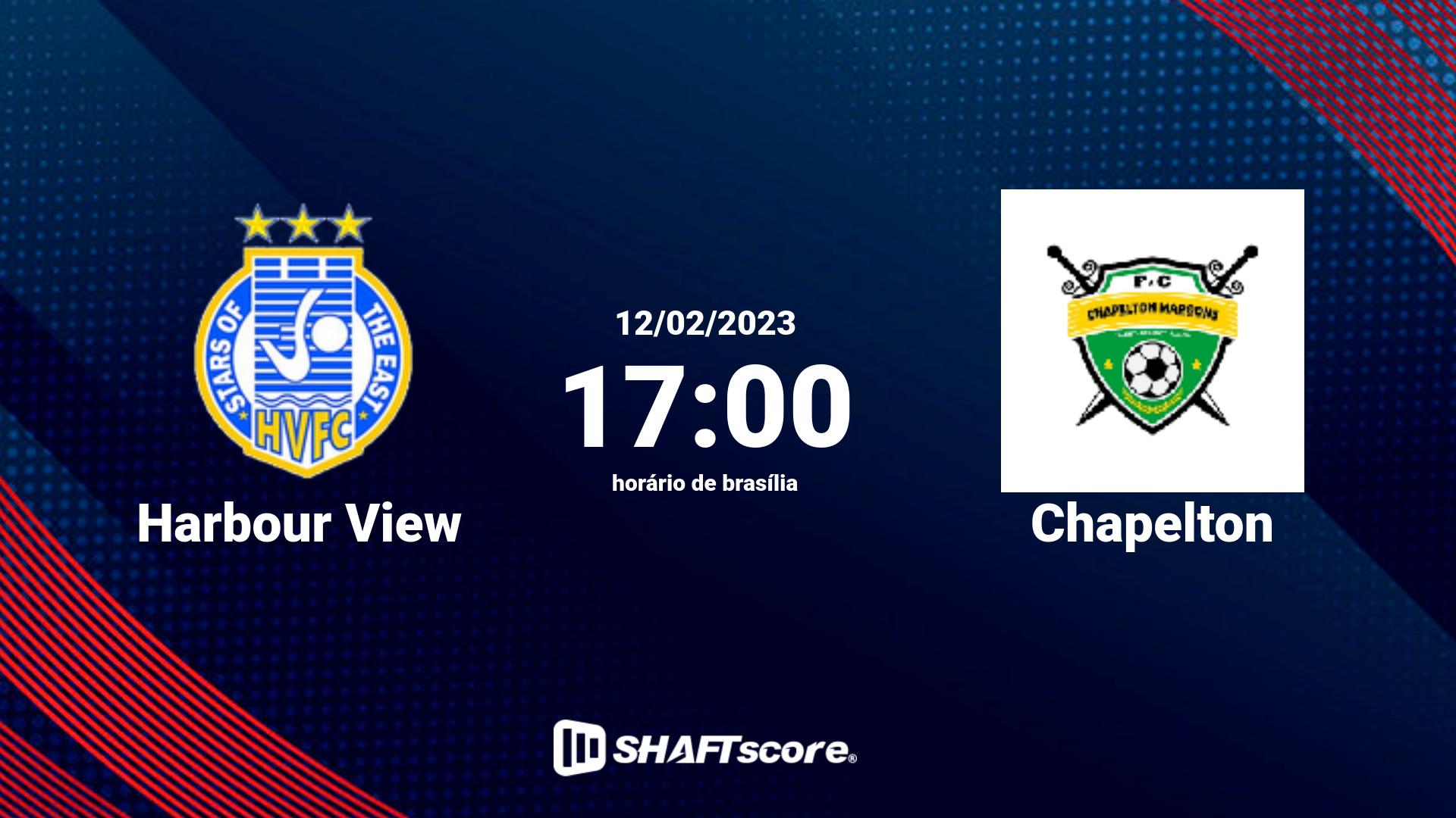 Estatísticas do jogo Harbour View vs Chapelton 12.02 17:00